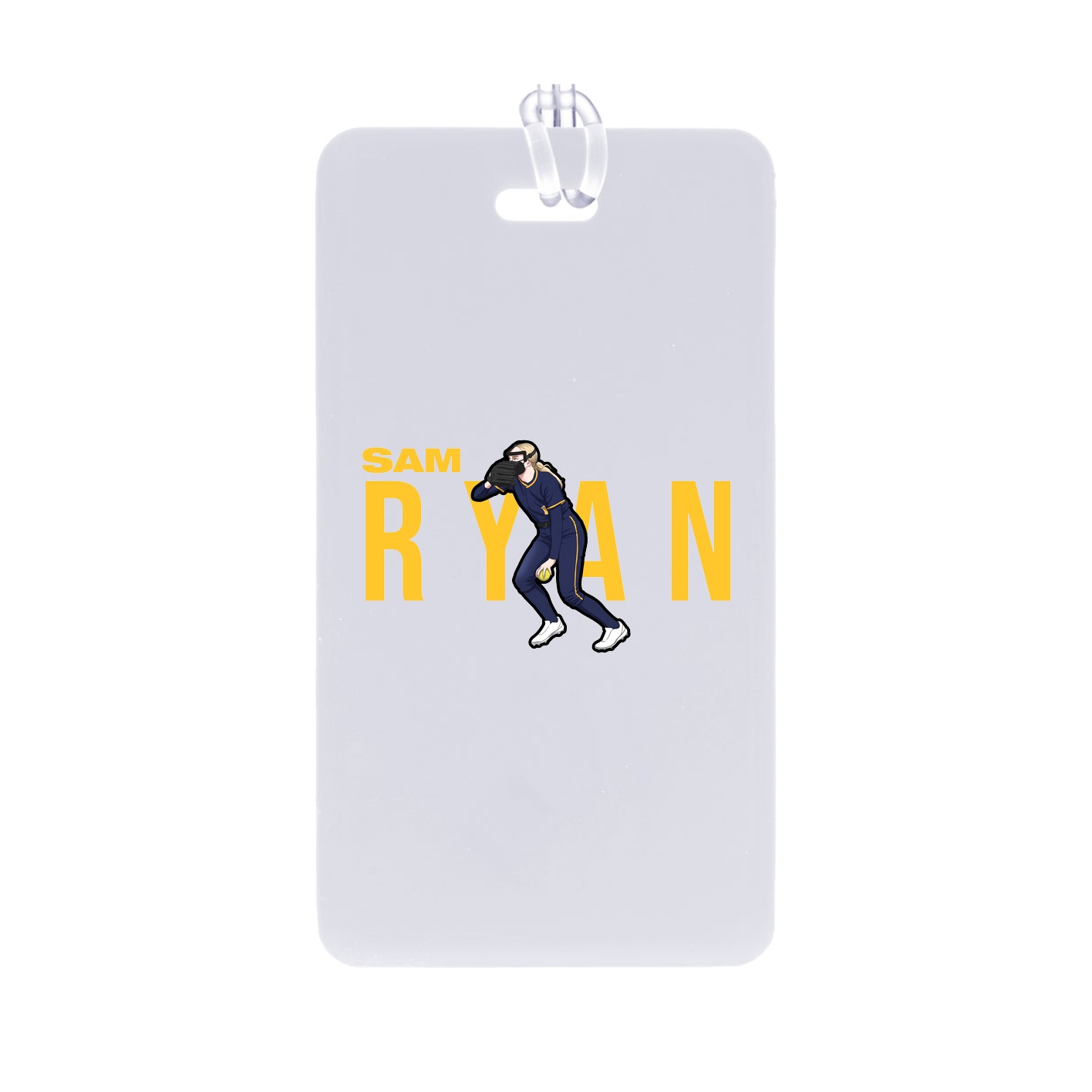 Bag Tag — Player Name in Classic