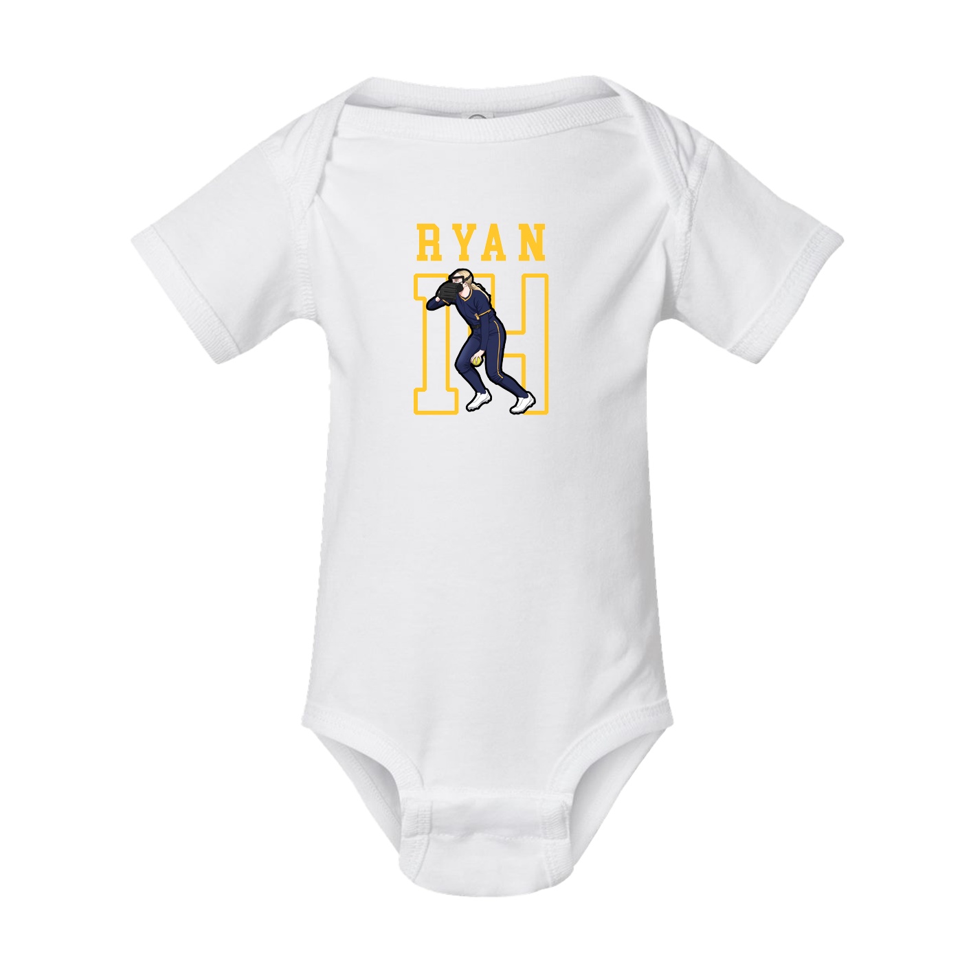 Baby Onesie — Shirsey in White