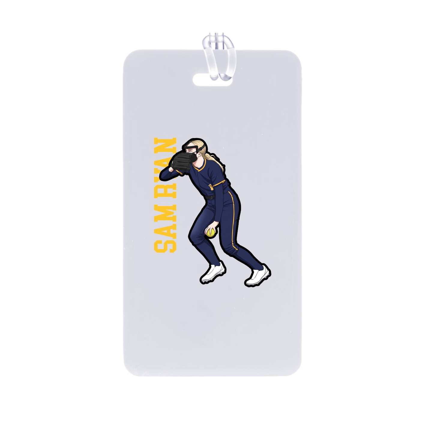 Bag Tag — Name Vertical in Classic