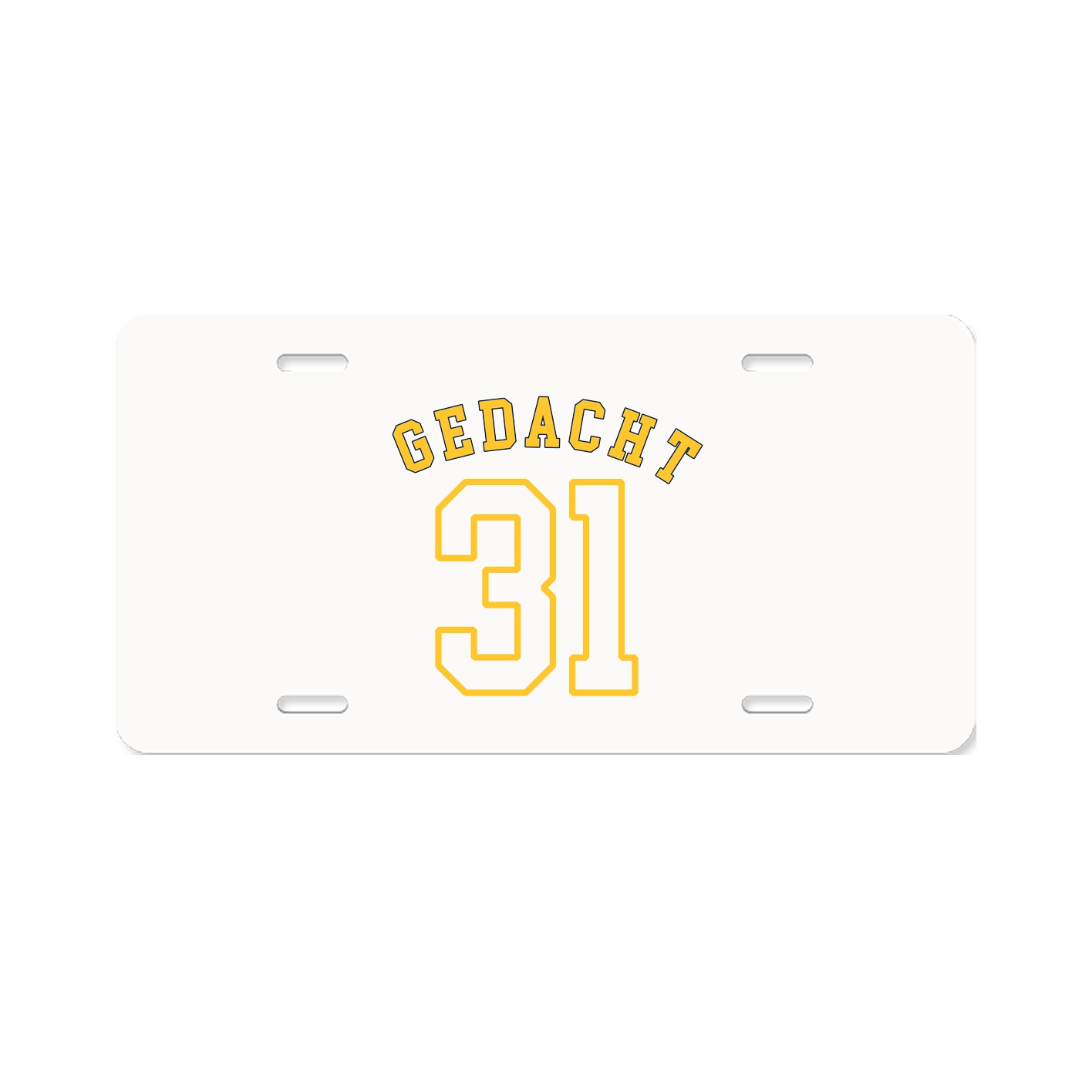 License Plate — Shirsey Arch in Classic