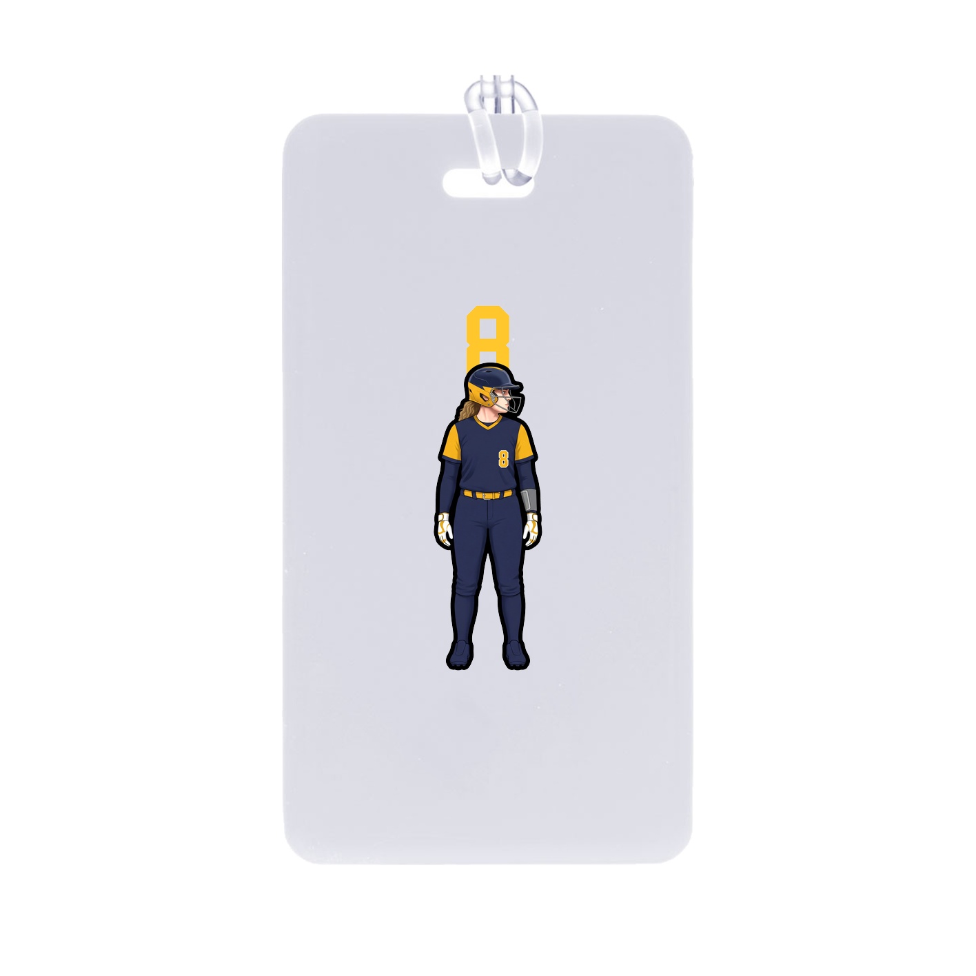Bag Tag — Number Top in Classic