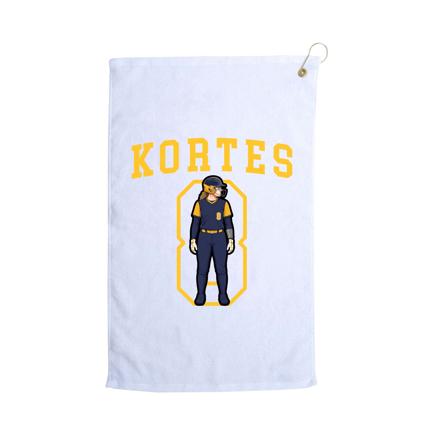 Golf Towel — Shirsey in White