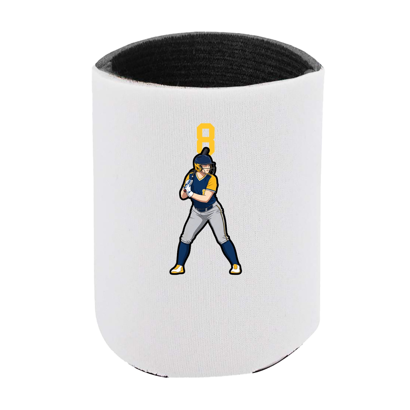 Can Holder — Number Top in White