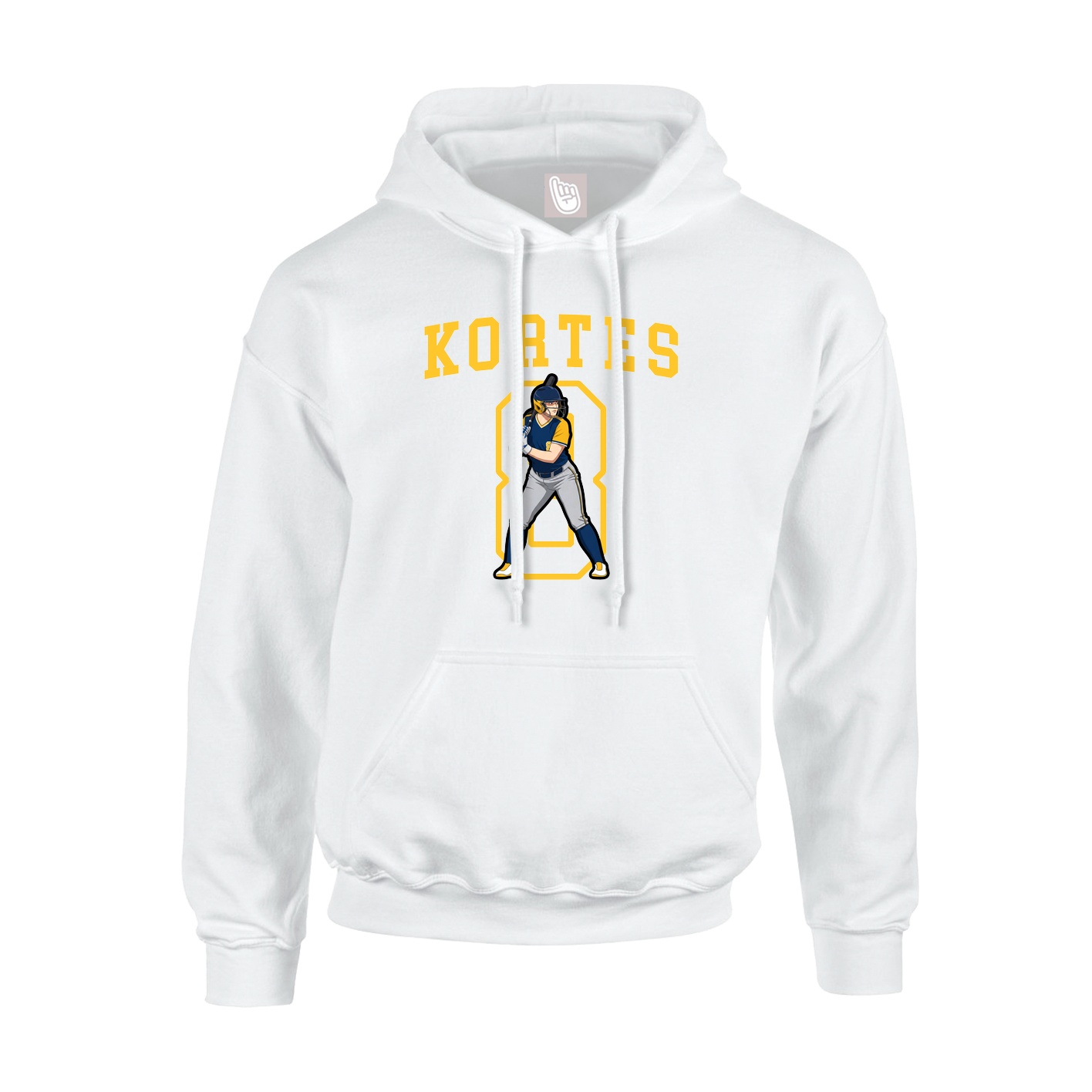 Hoodie — Shirsey in White