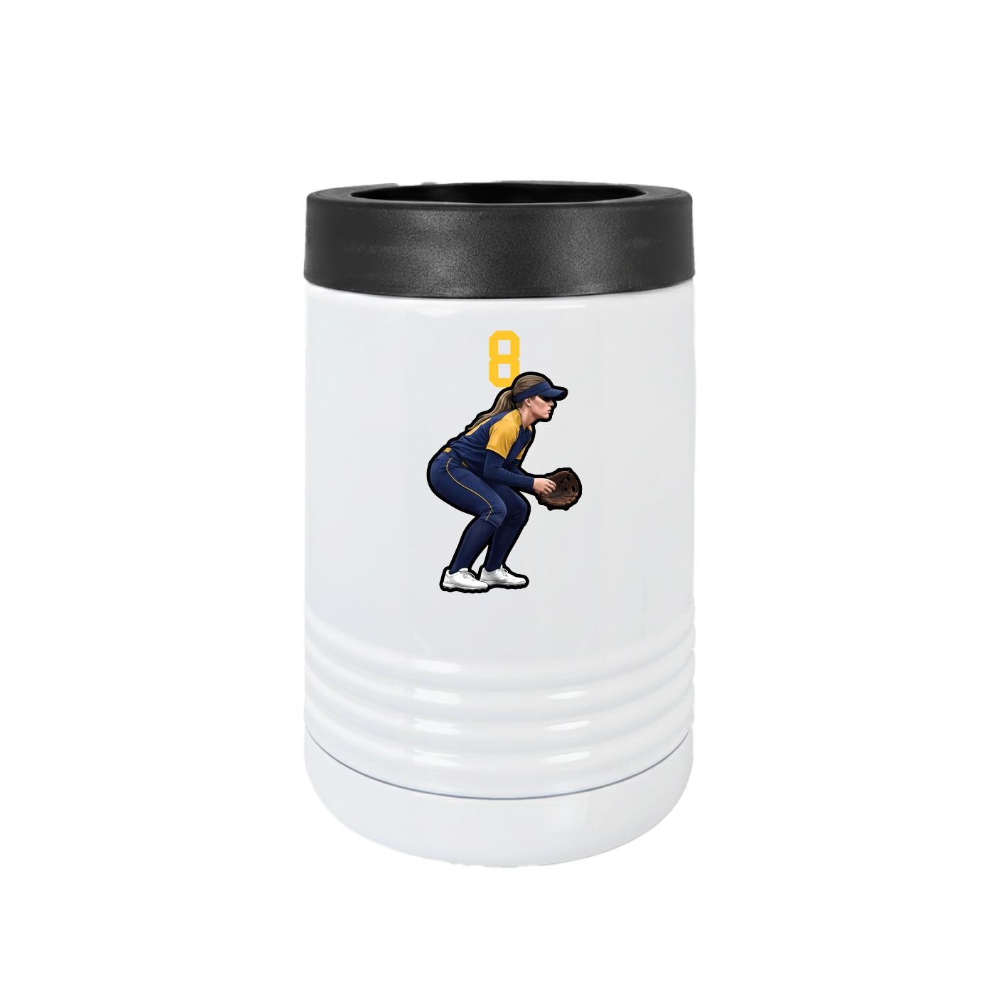 Beverage Holder — Number Top in White