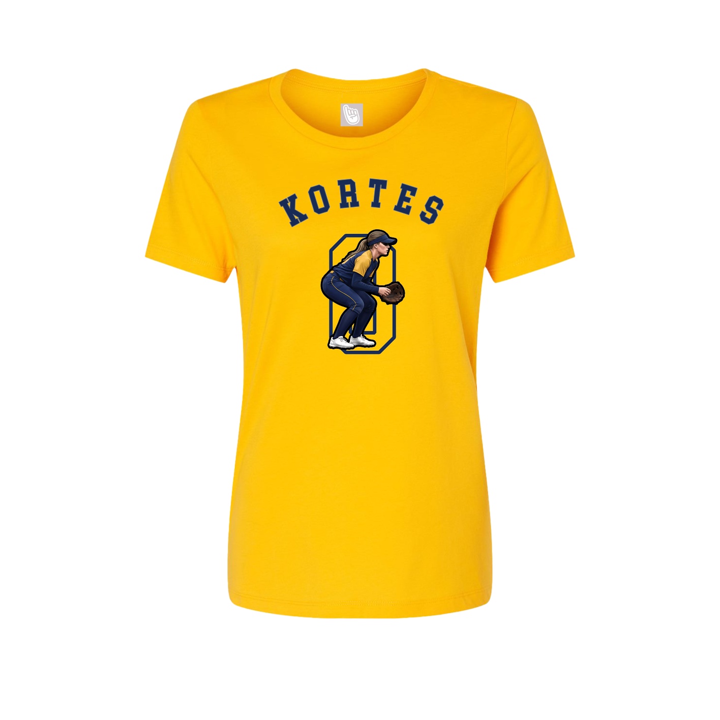 Womens Tee — Shirsey Arch in Gold