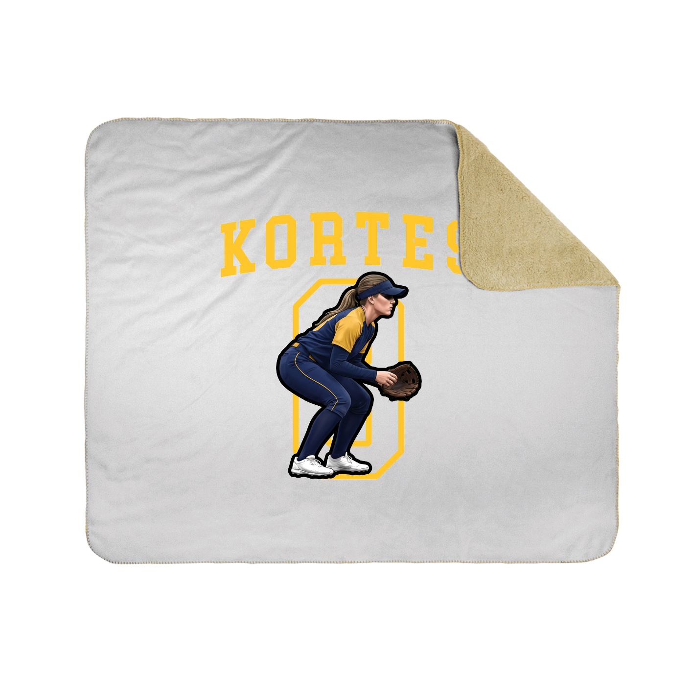 Throw Blanket — Shirsey in White