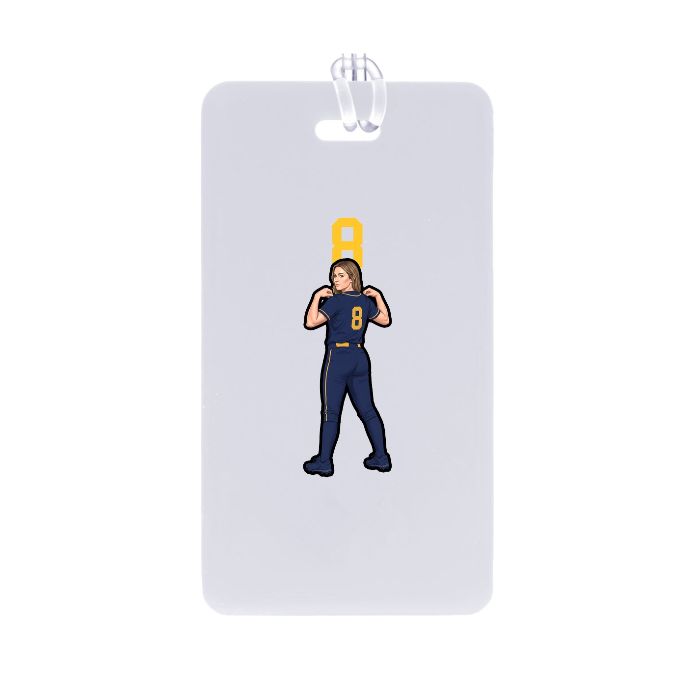 Bag Tag — Number Top in Classic