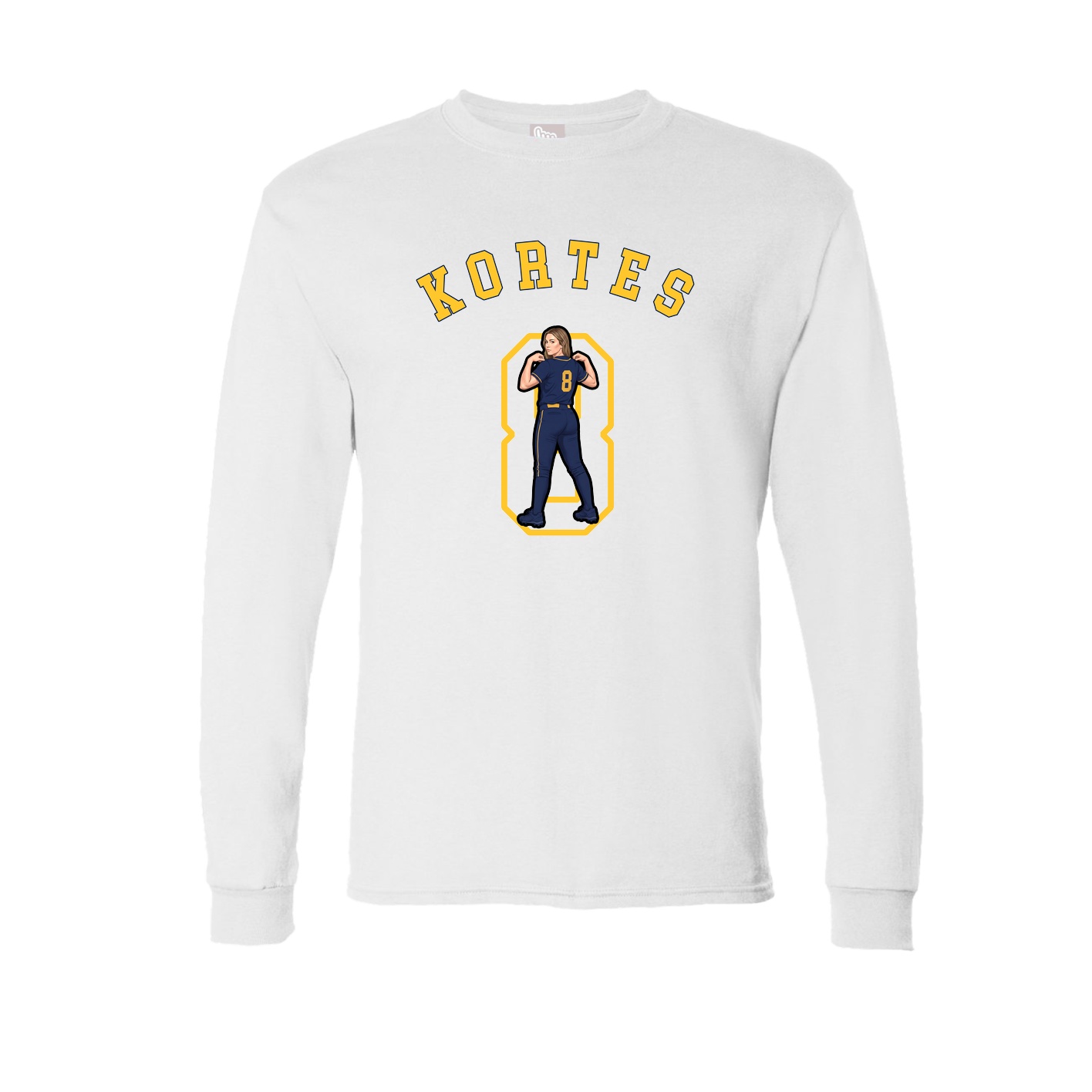 Long Sleeve Tee — Shirsey Arch in White