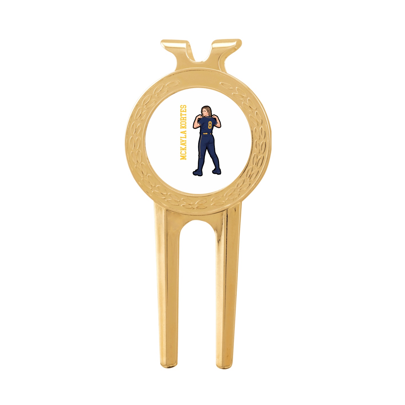 Divot Tool with Ball Marker — Name Vertical in Classic