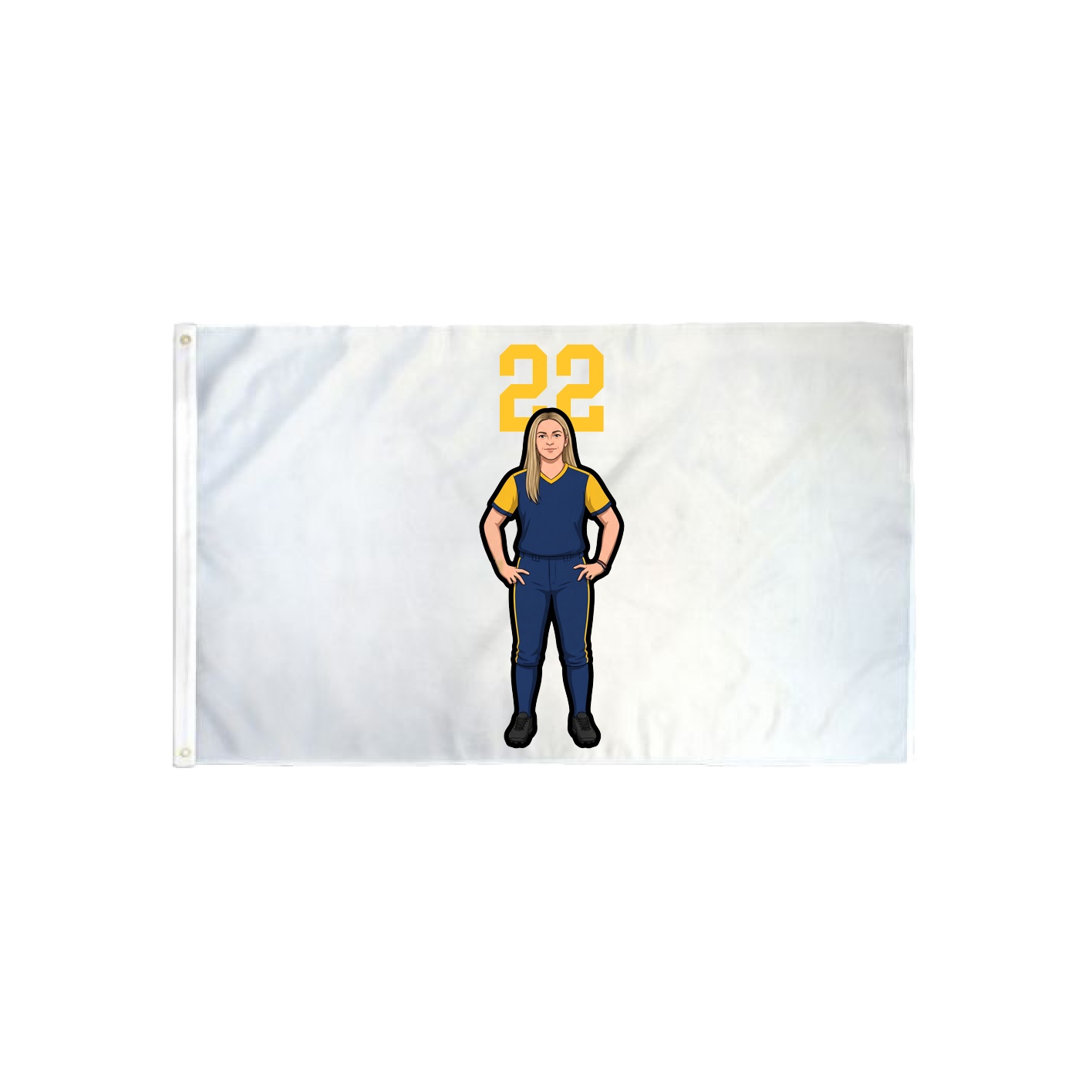 3x5 Flag — Number Top in Classic