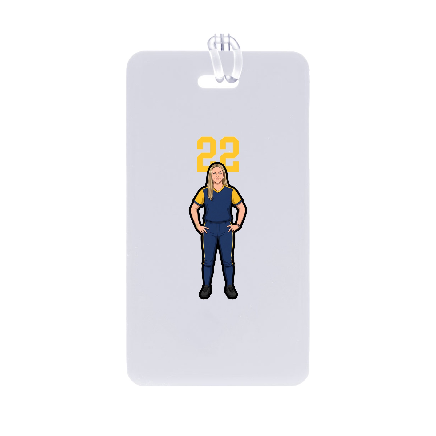 Bag Tag — Number Top in Classic