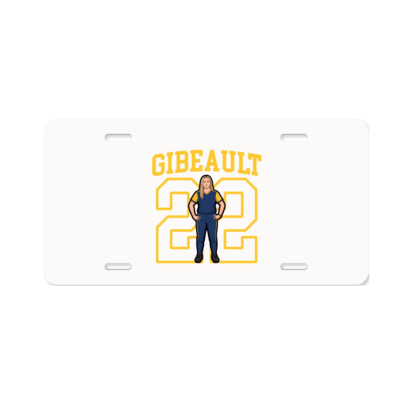 Aluminum License Plate