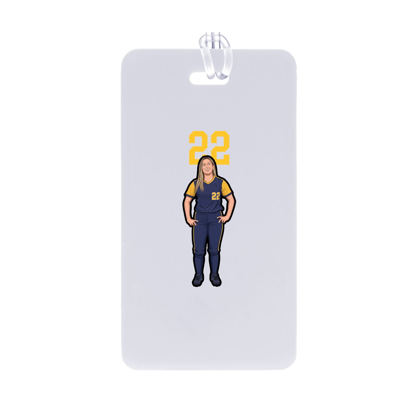 Bag Tag — Number Top in Classic
