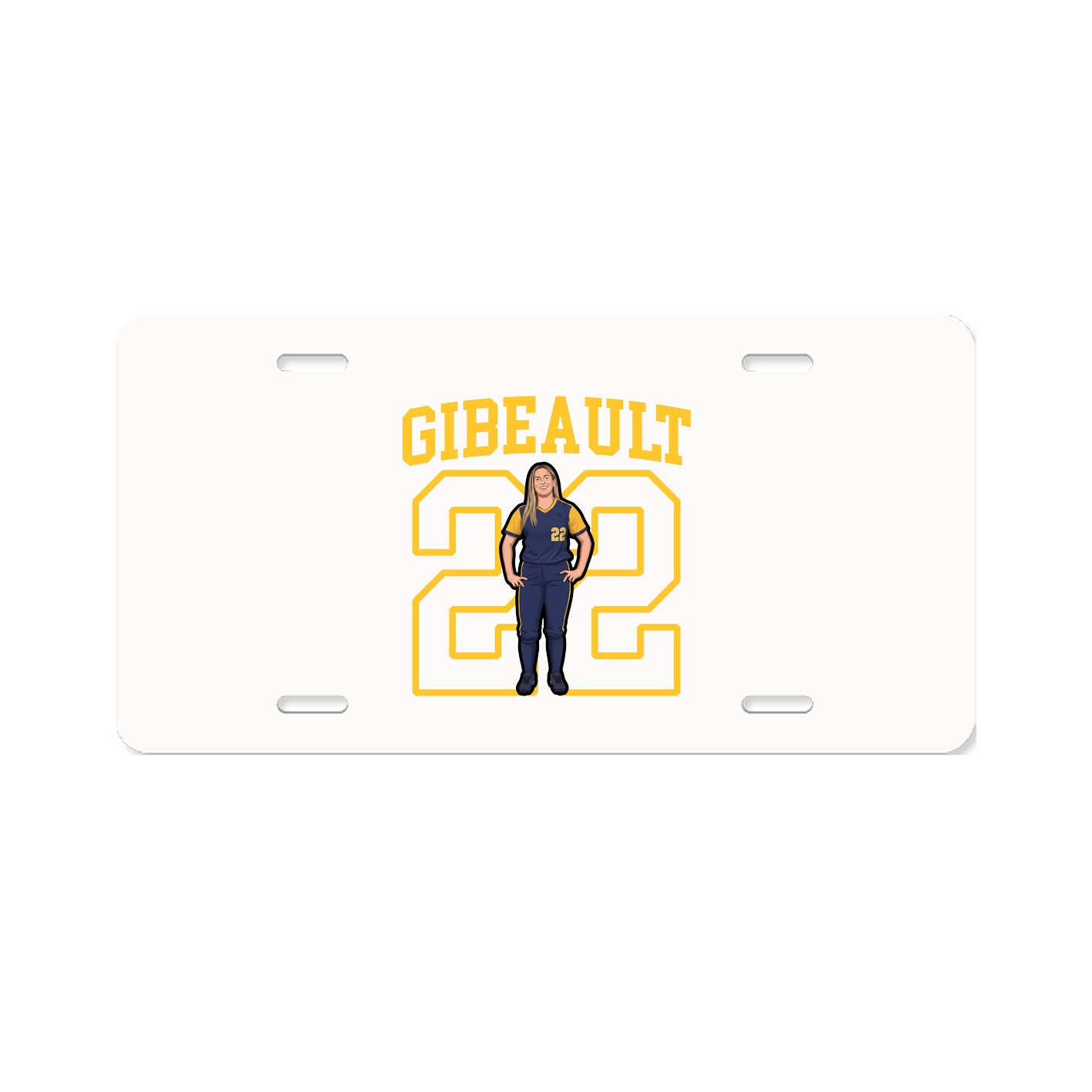 License Plate — Shirsey in Classic