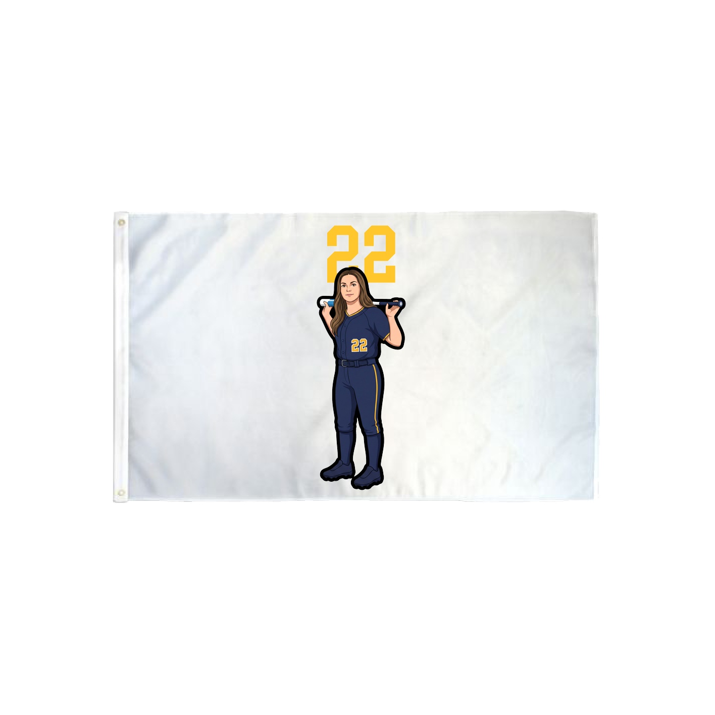 3x5 Flag — Number Top in Classic