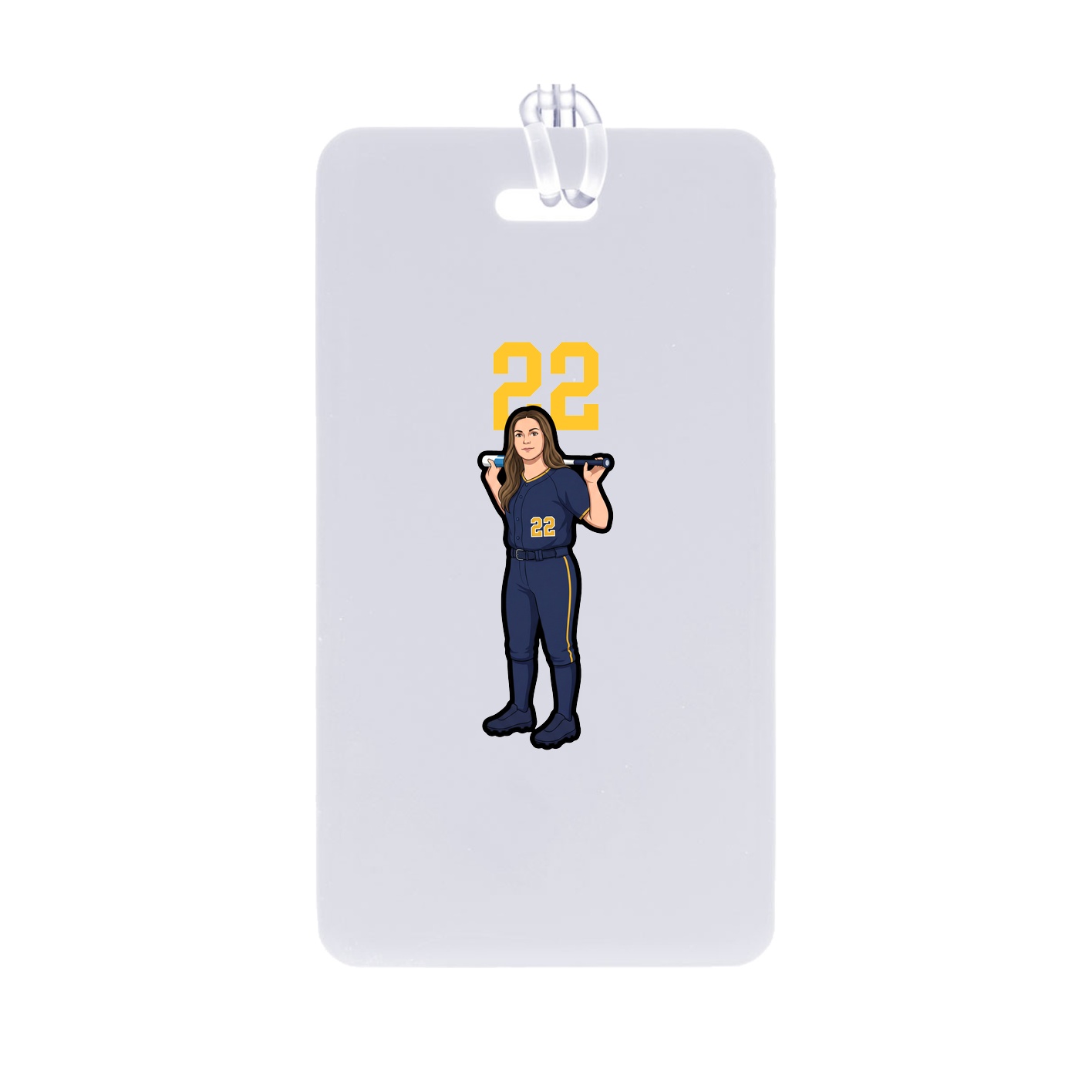 Bag Tag — Number Top in Classic