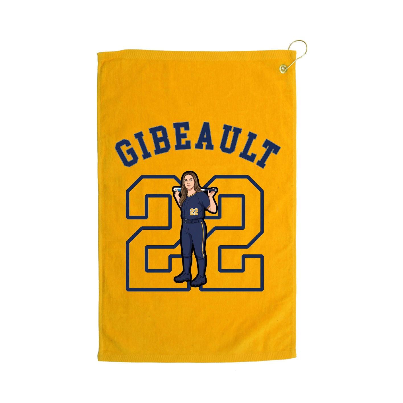 Golf Towel — Shirsey Arch in Gold
