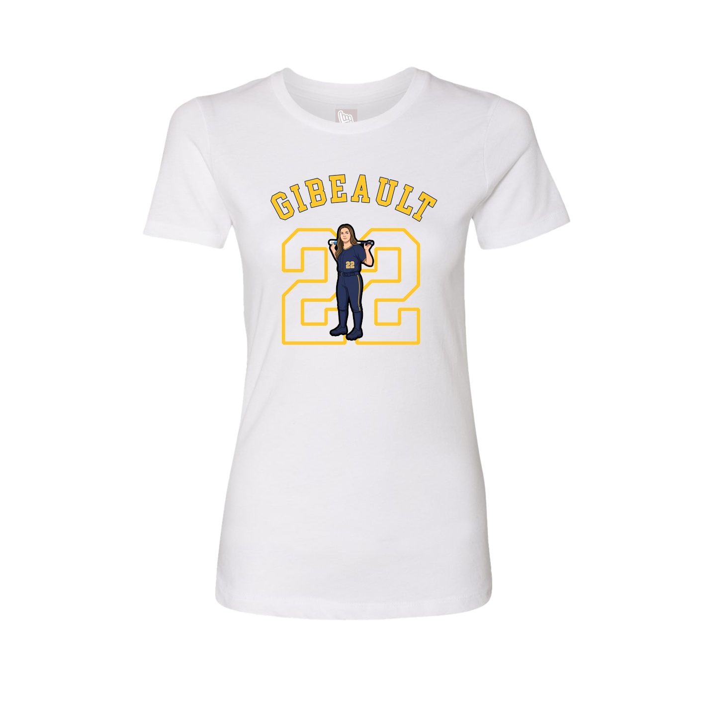 Womens Tee — Shirsey Arch in White