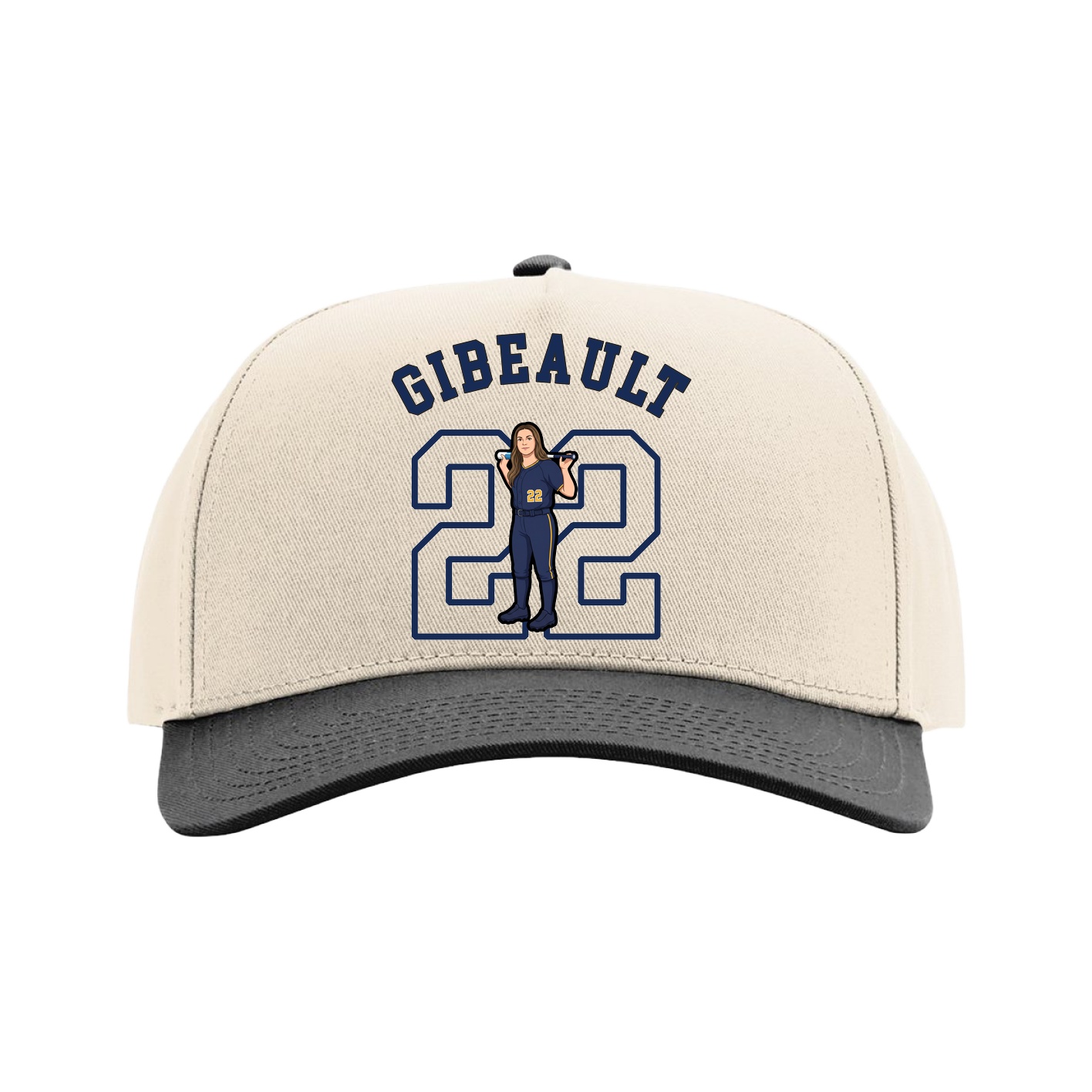Full Fabric Five-Panel Champ Cap