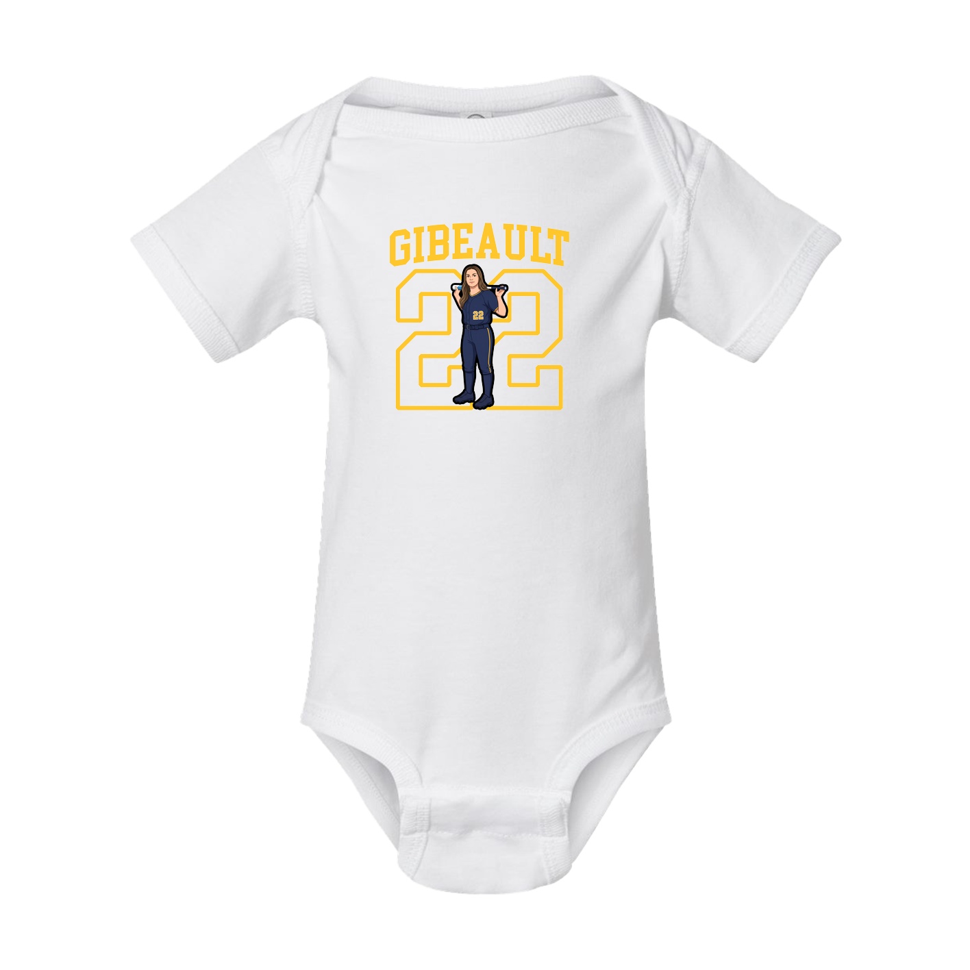 Baby Onesie — Shirsey in White
