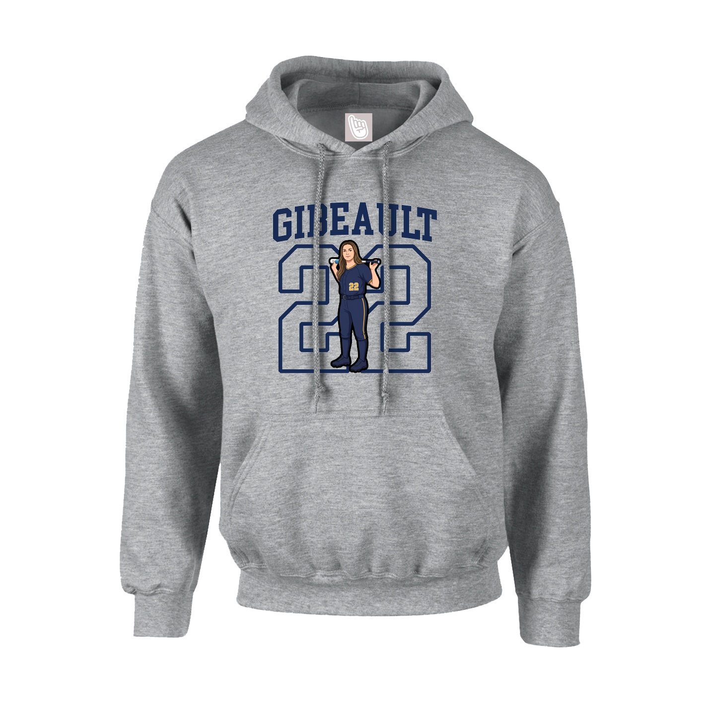 Hoodie — Shirsey in Grey