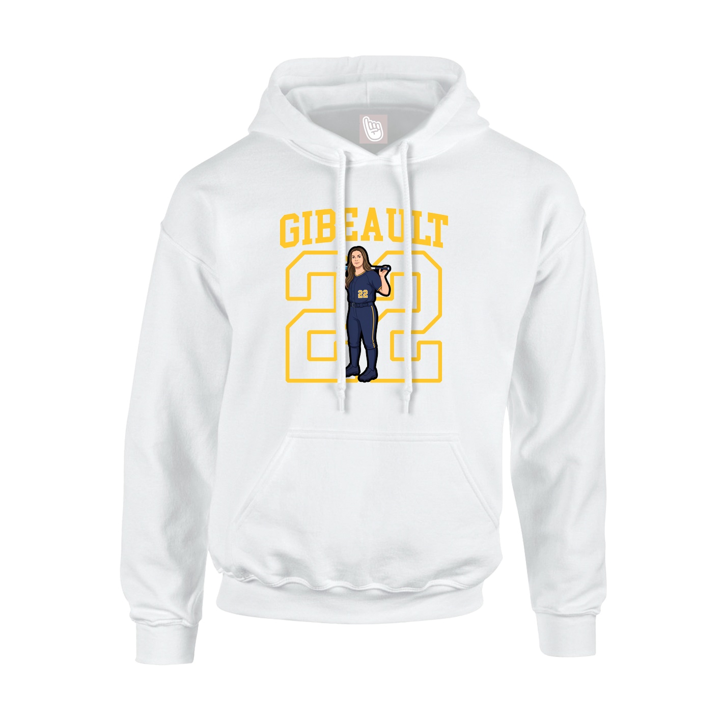 Youth Hoodie — Shirsey in White