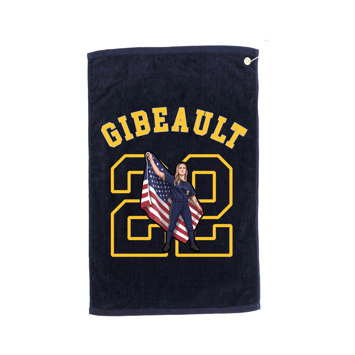 Golf Towel — Shirsey Arch in Navy