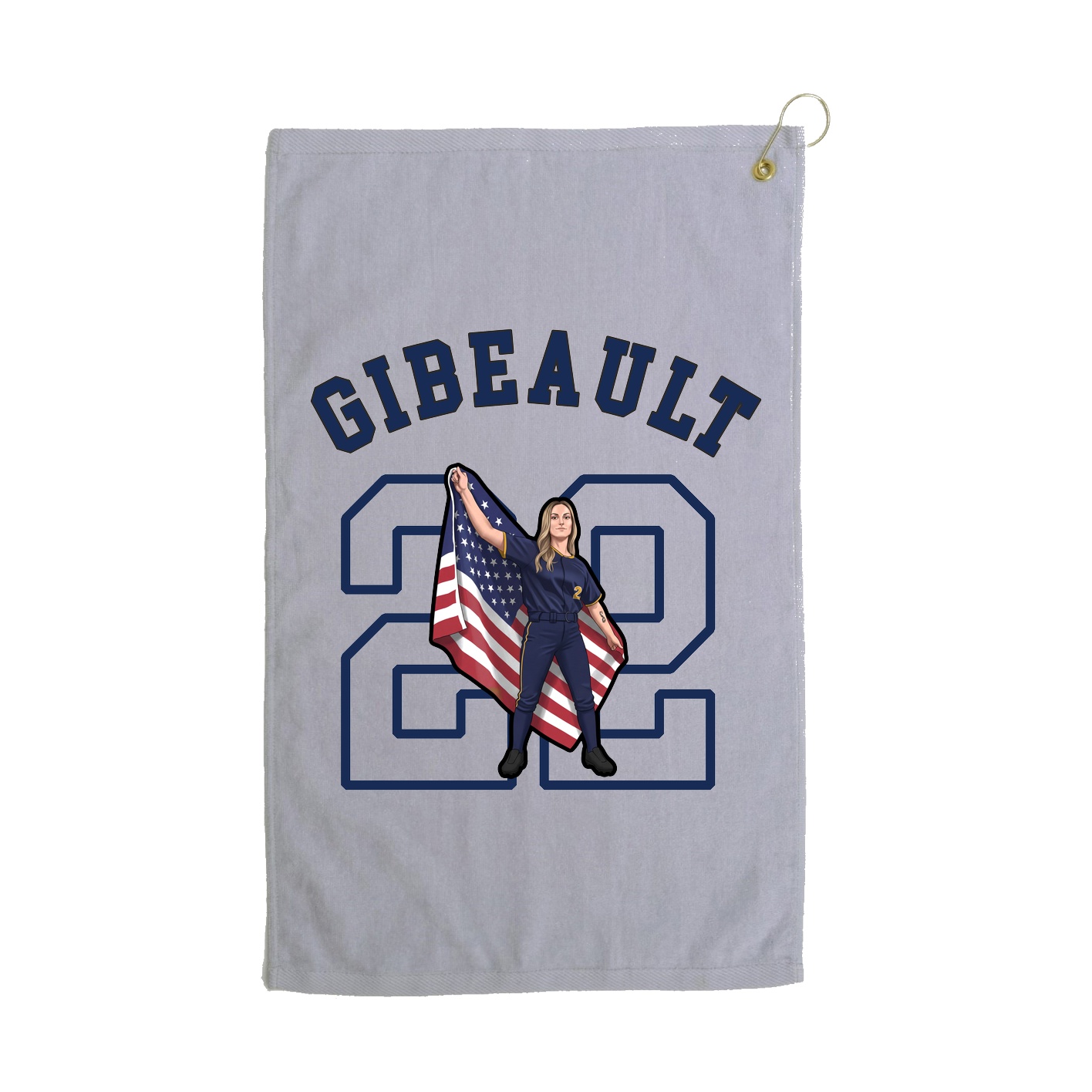 Golf Towel — Shirsey Arch in Grey