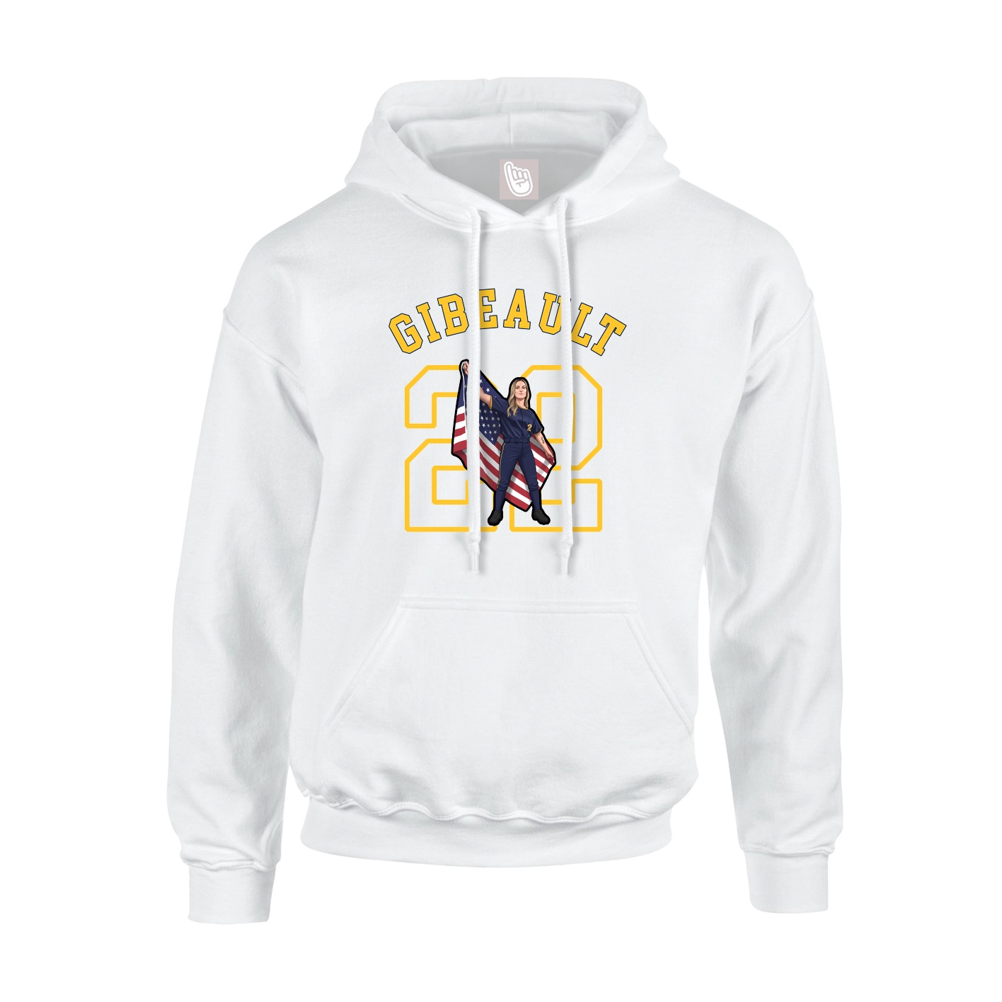 Hoodie — Shirsey Arch in White