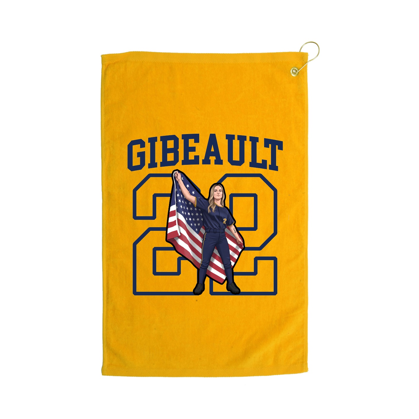Golf Towel — Shirsey in Gold