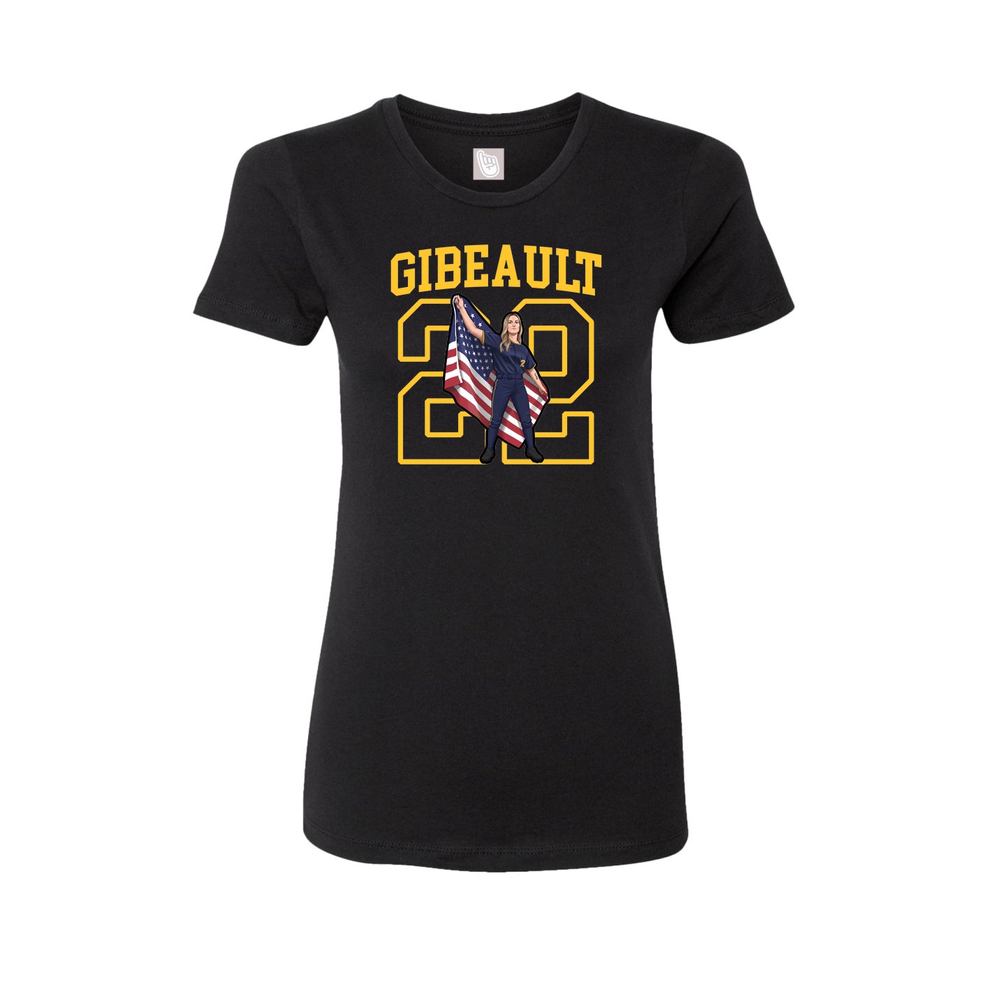 Fitted Women's Tee — Shirsey in Black
