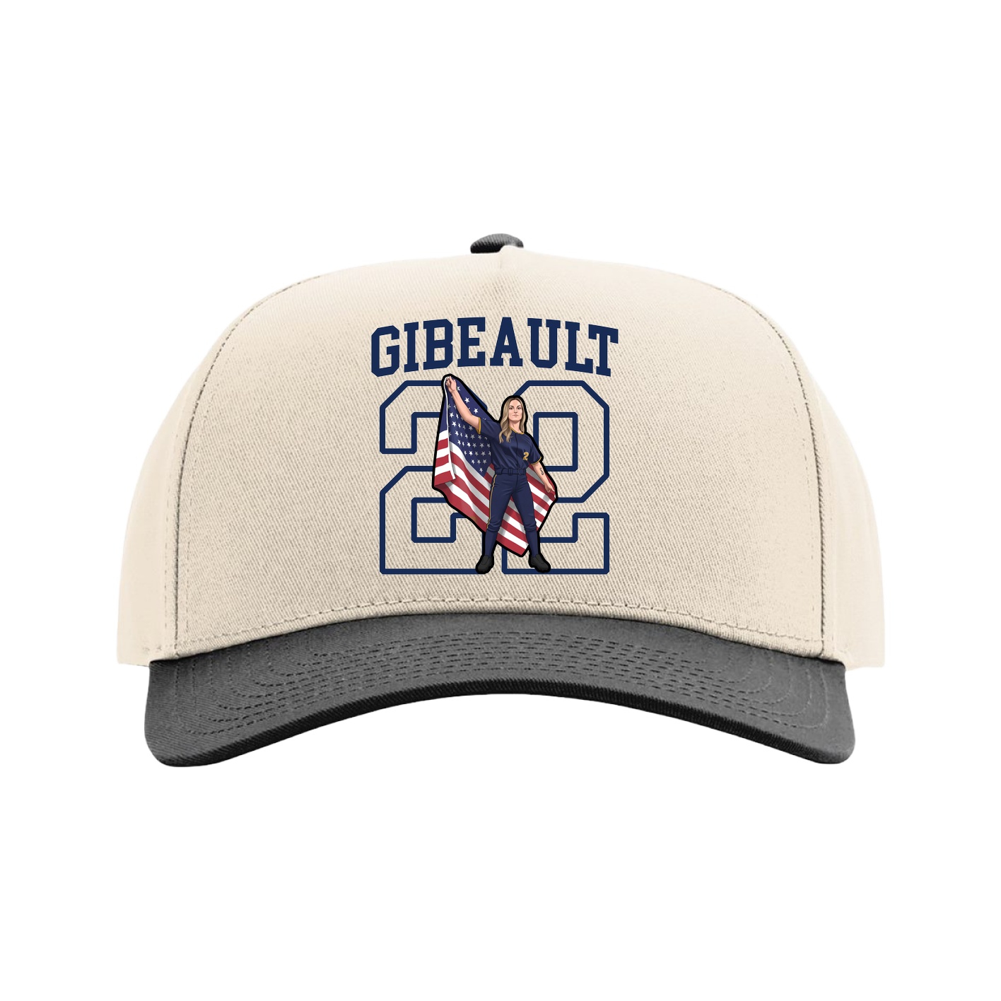 Full Fabric Five-Panel Champ Cap