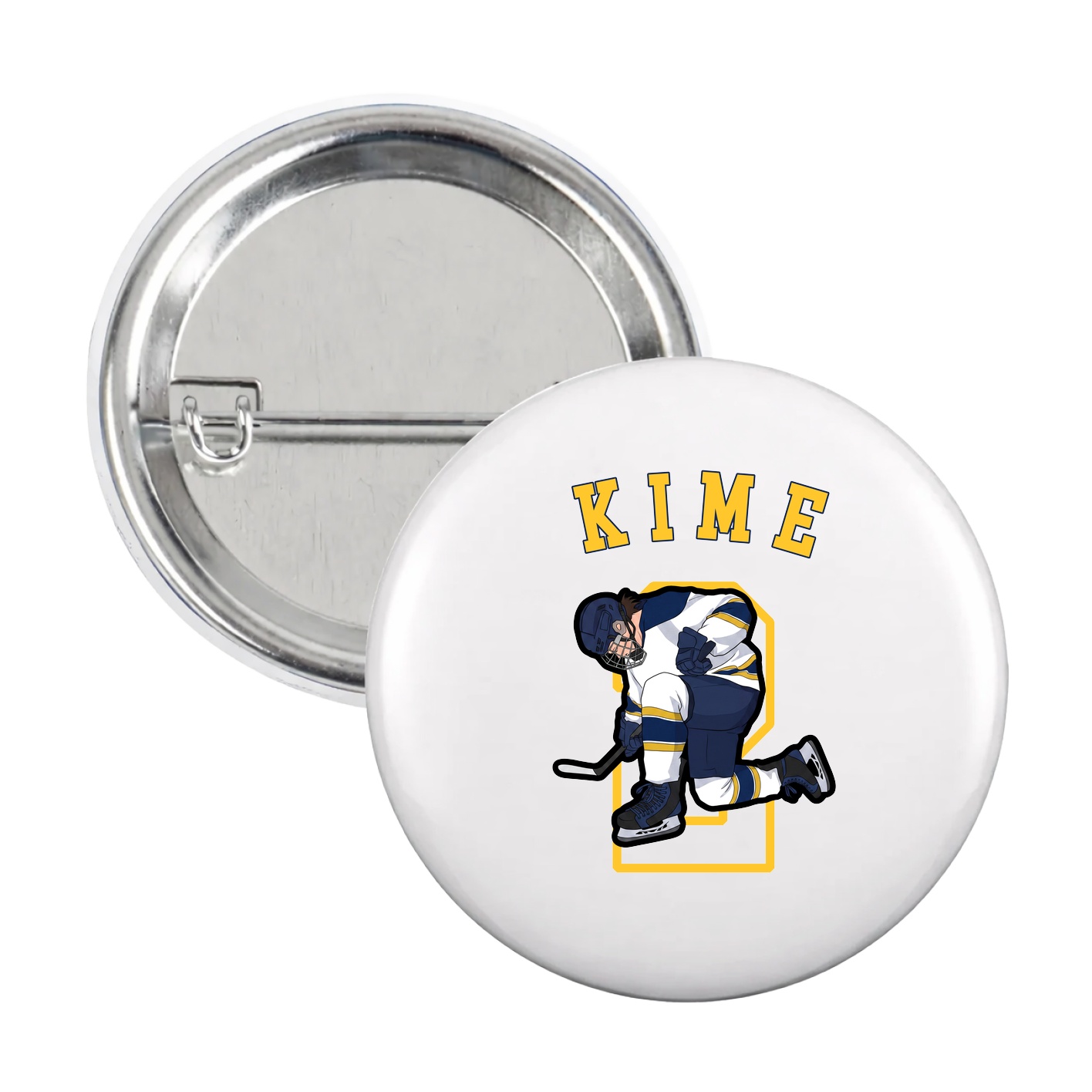 Game Day Button — Shirsey Arch in White