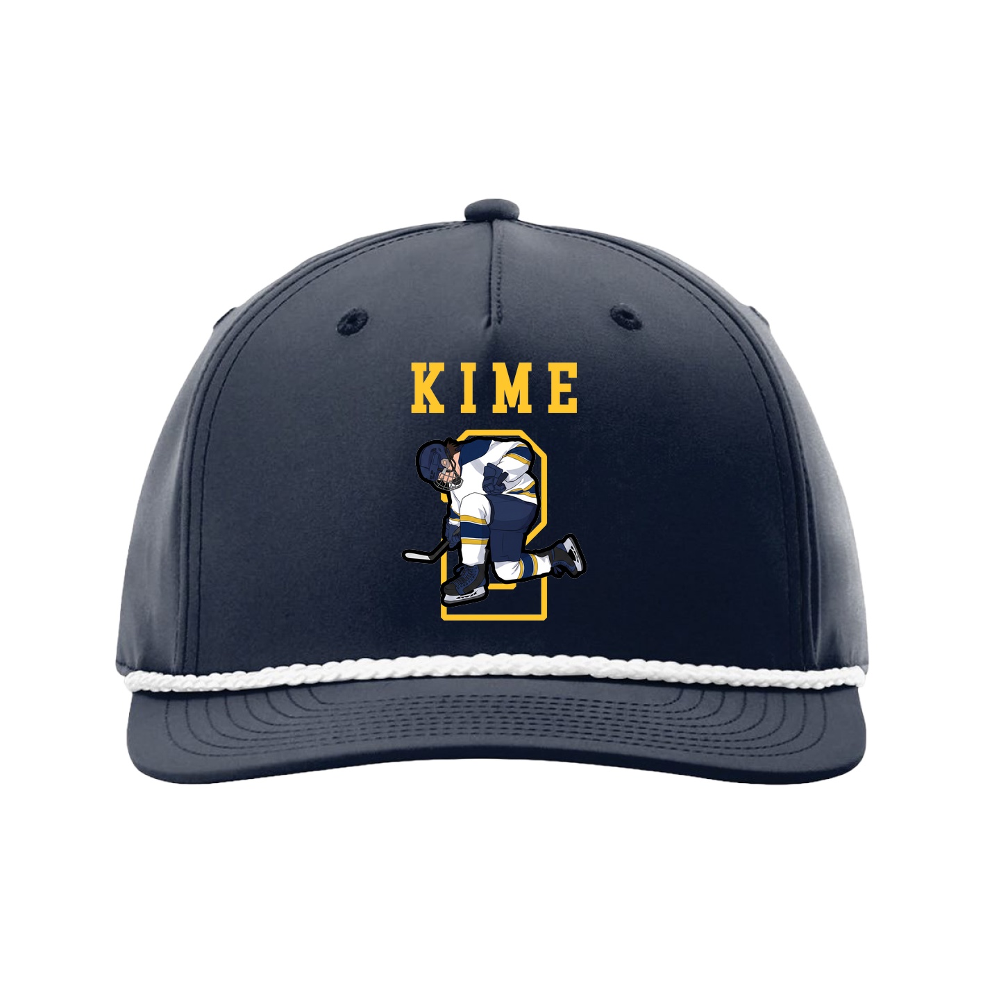 Five-Panel Classic Rope Cap — Shirsey in Navy