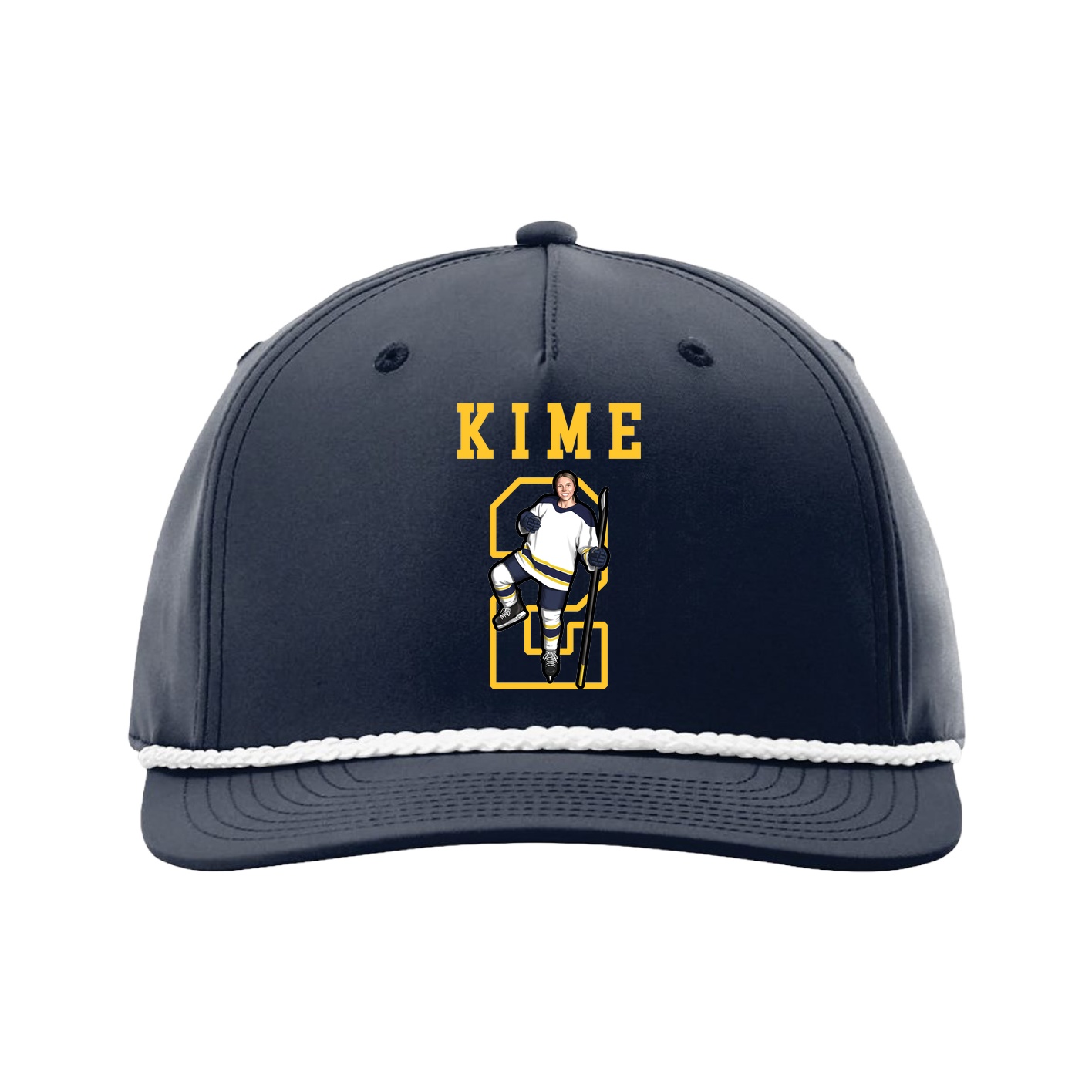 Five-Panel Classic Rope Cap — Shirsey in Navy
