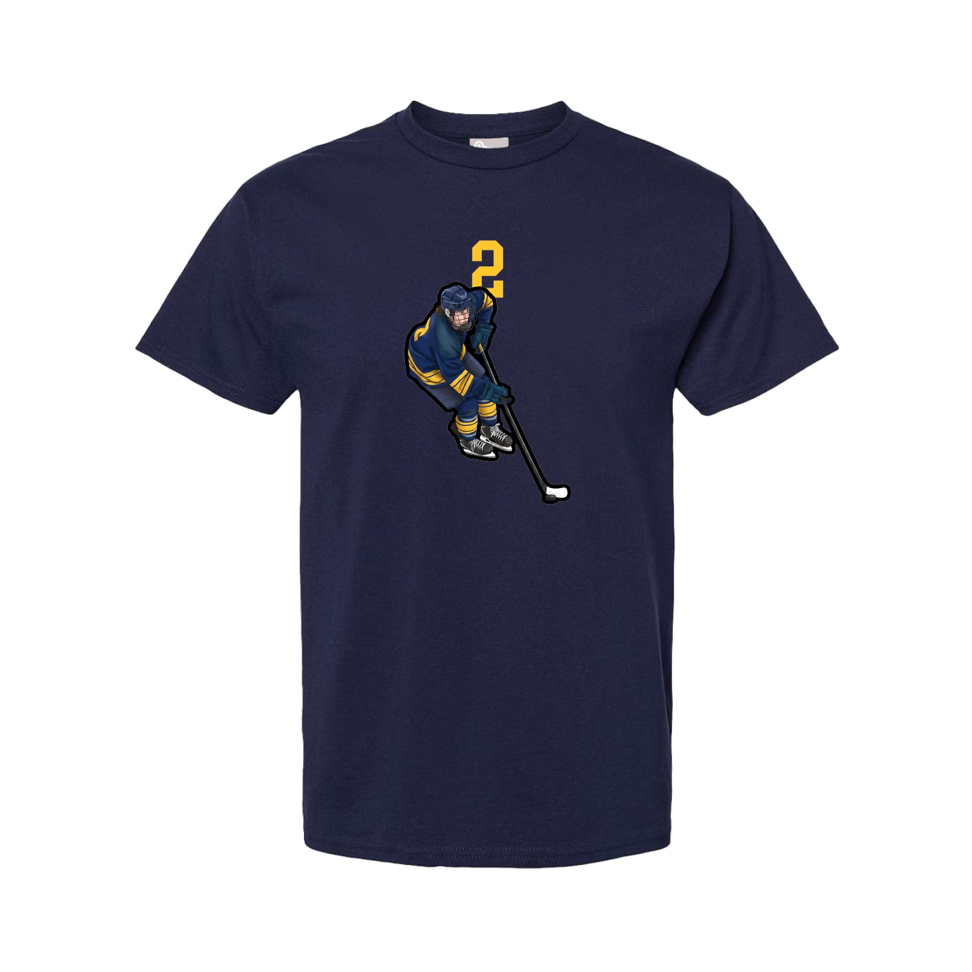 Youth Tee — Number Top in Navy