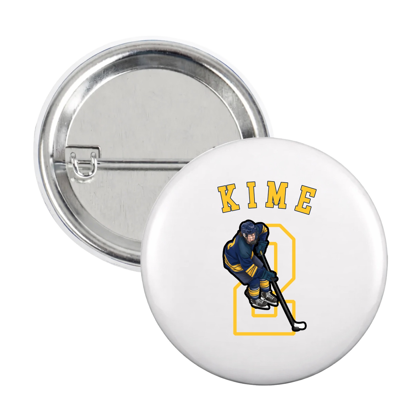 Game Day Button — Shirsey Arch in White
