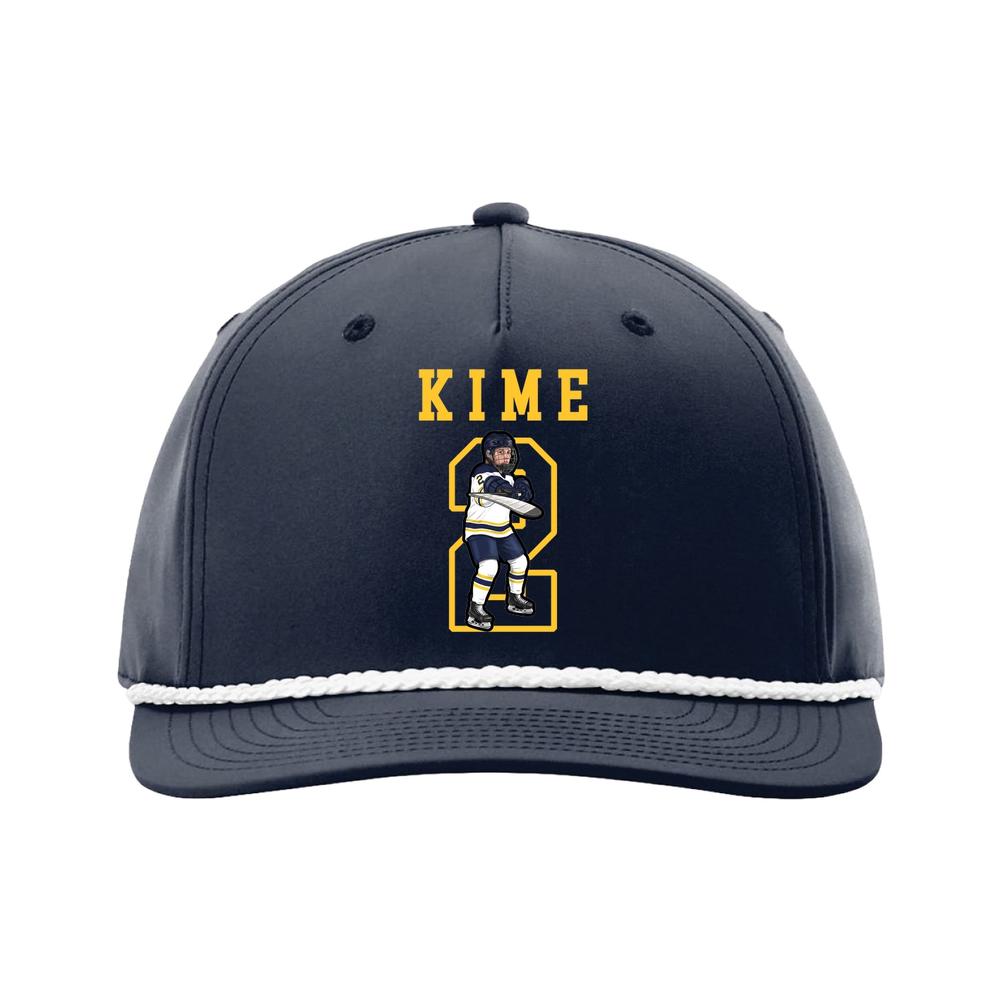 Five-Panel Classic Rope Cap — Shirsey in Navy