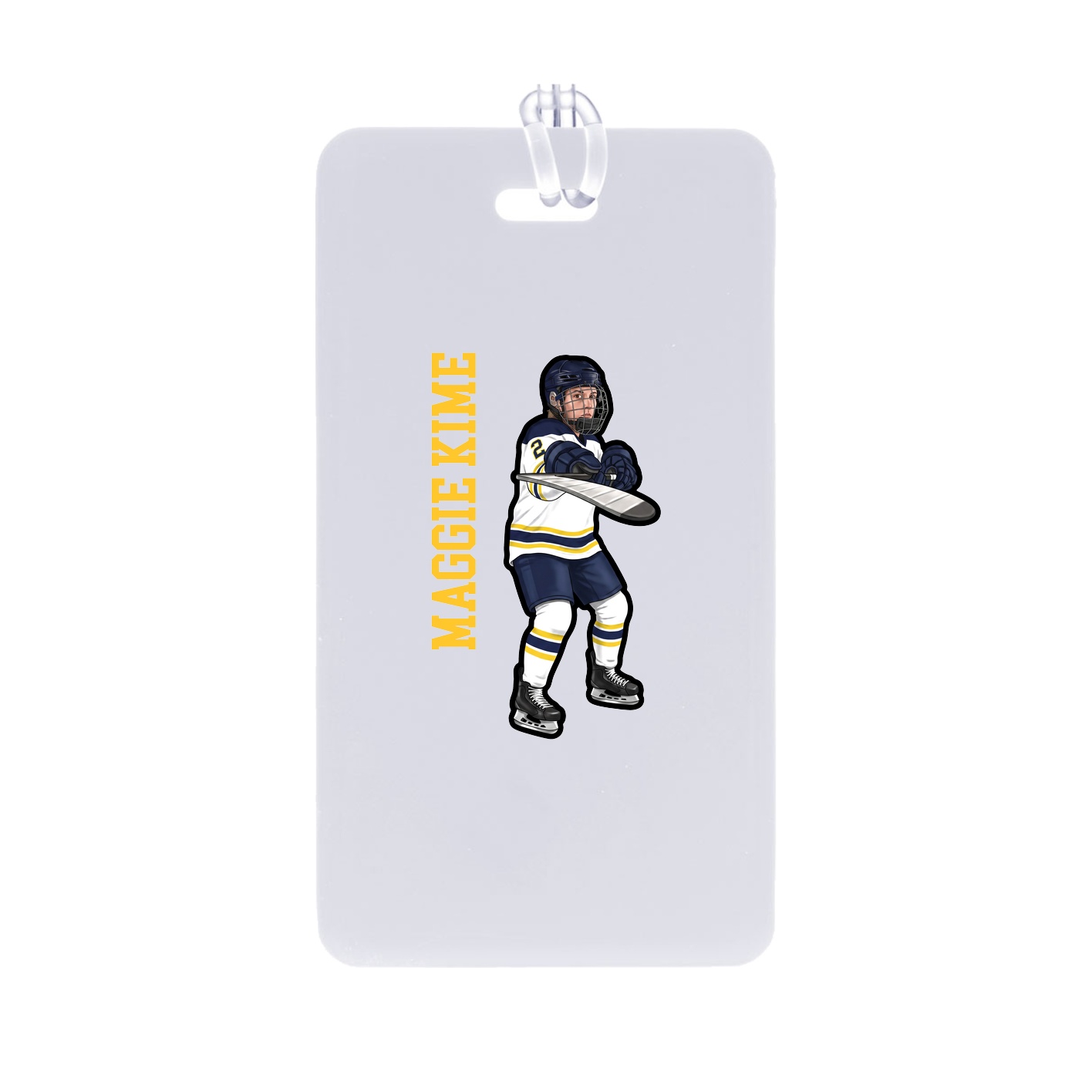 Bag Tag — Name Vertical in Classic