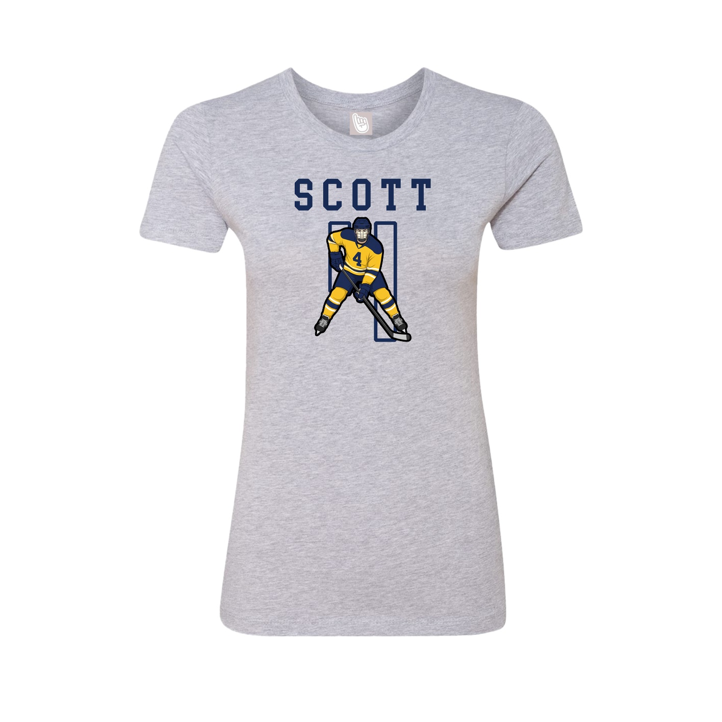 Fitted Women's Tee — Shirsey in Grey