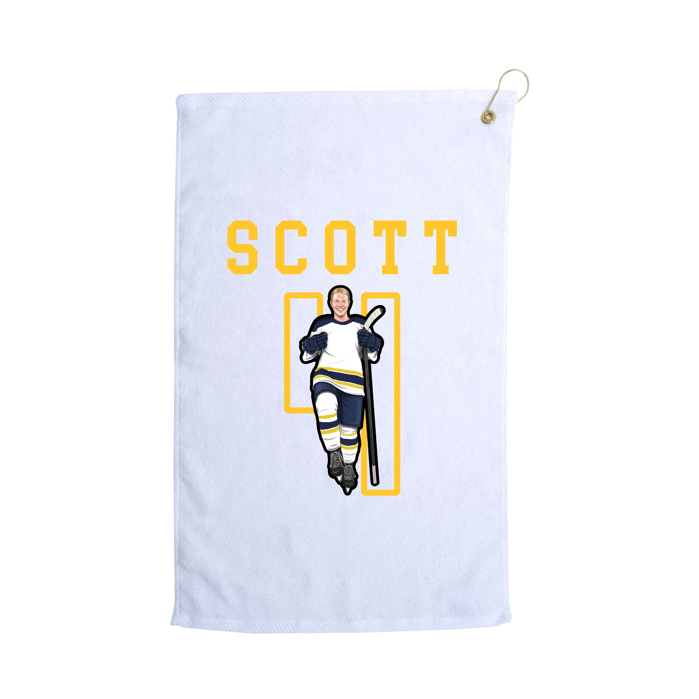 Golf Towel — Shirsey in White