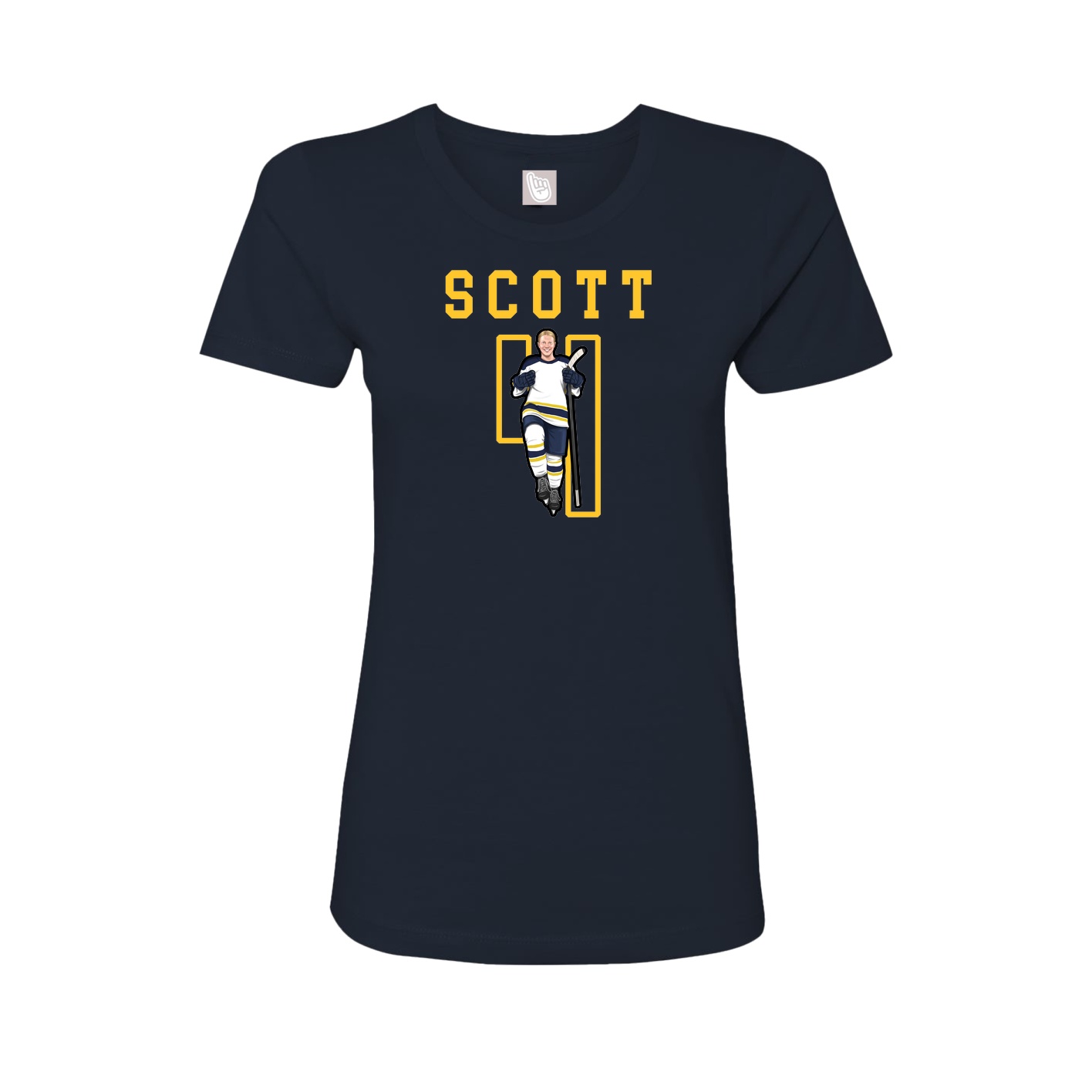 Fitted Women's Tee — Shirsey in Navy