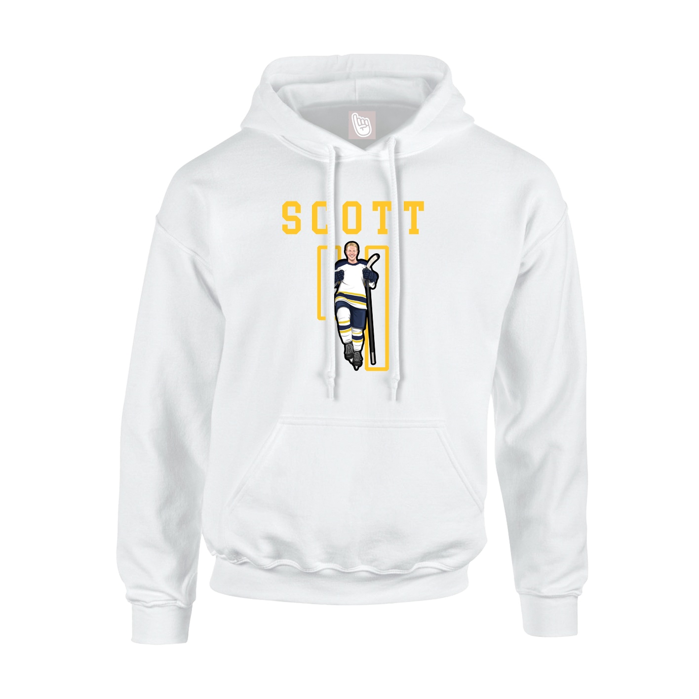 Hoodie — Shirsey in White
