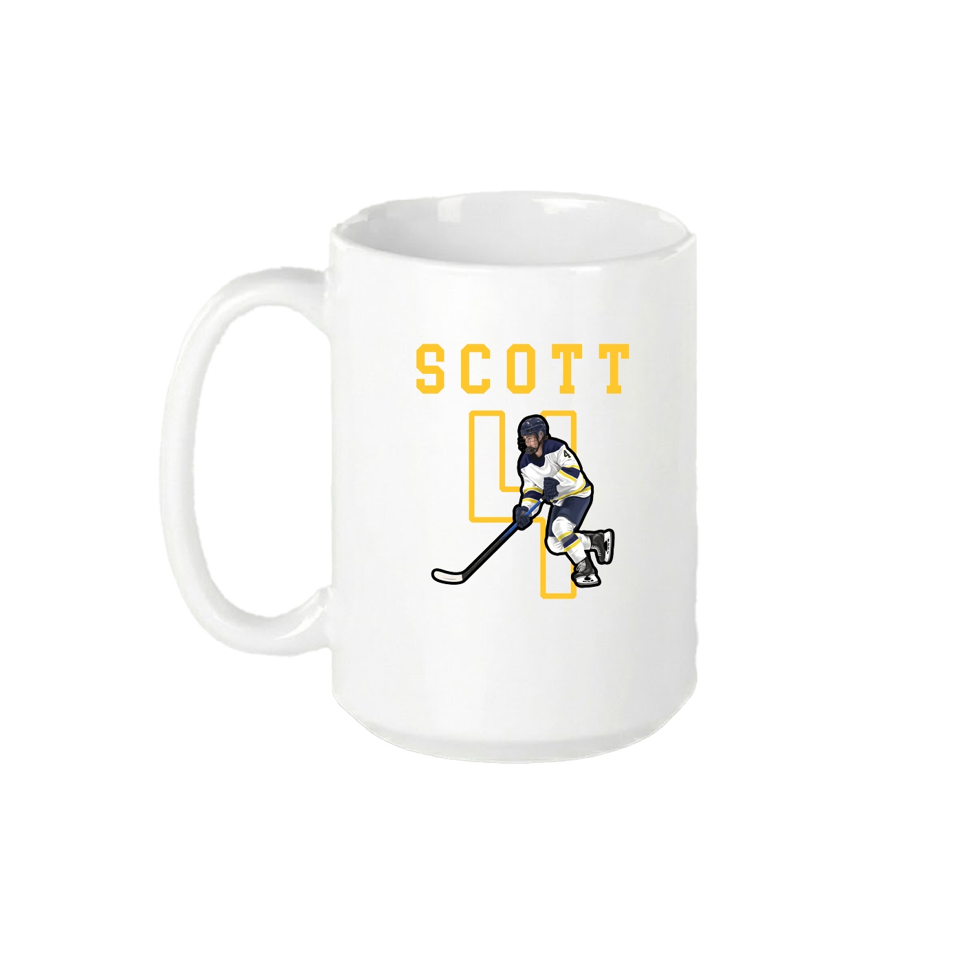 15oz Coffee Mug — Shirsey in White