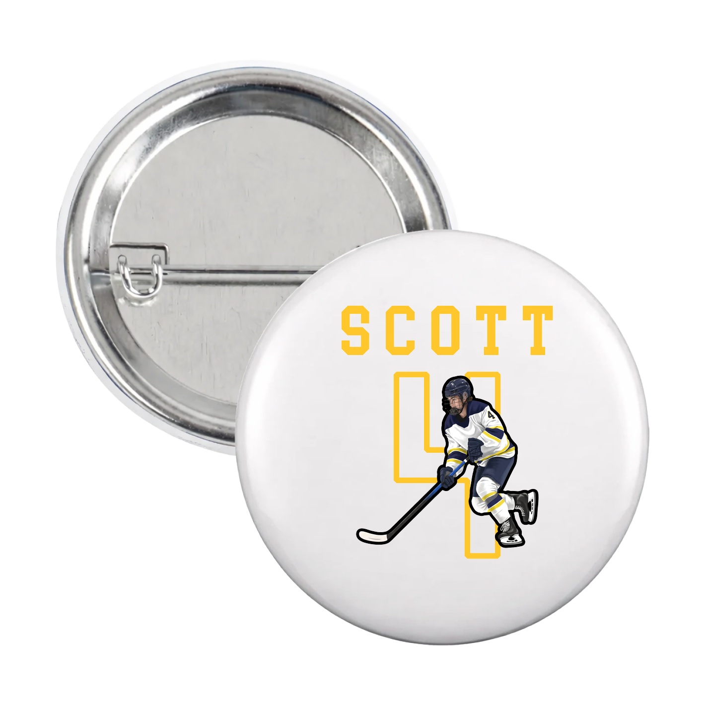 Game Day Button — Shirsey in White