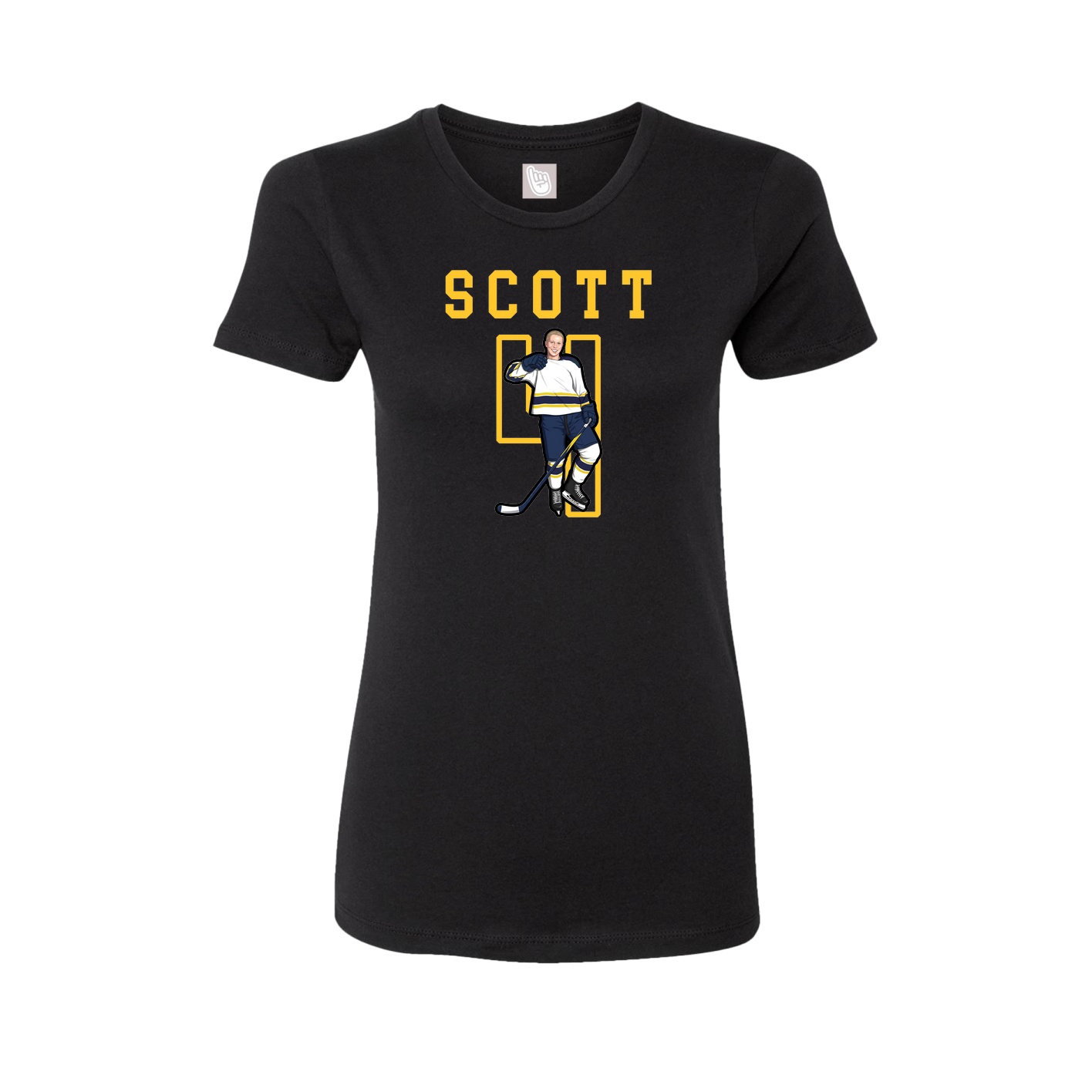 Fitted Women's Tee — Shirsey in Black