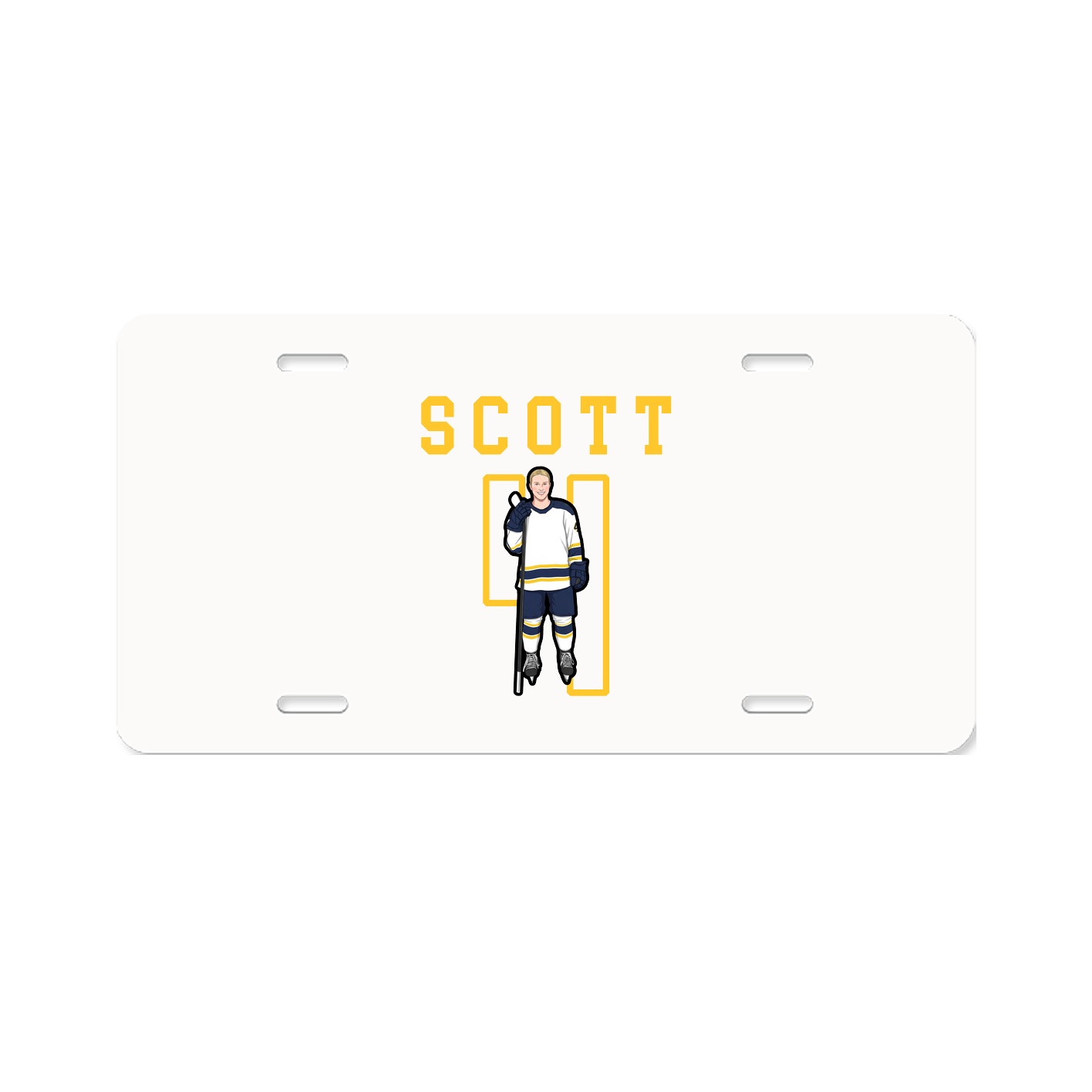 License Plate — Shirsey in Classic