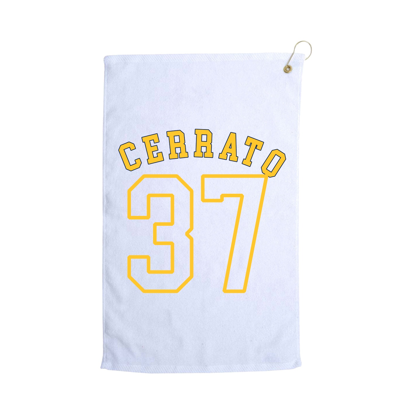 Golf Towel — Shirsey Arch in White