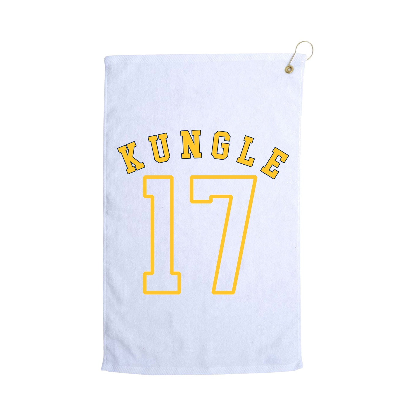 Golf Towel — Shirsey Arch in White